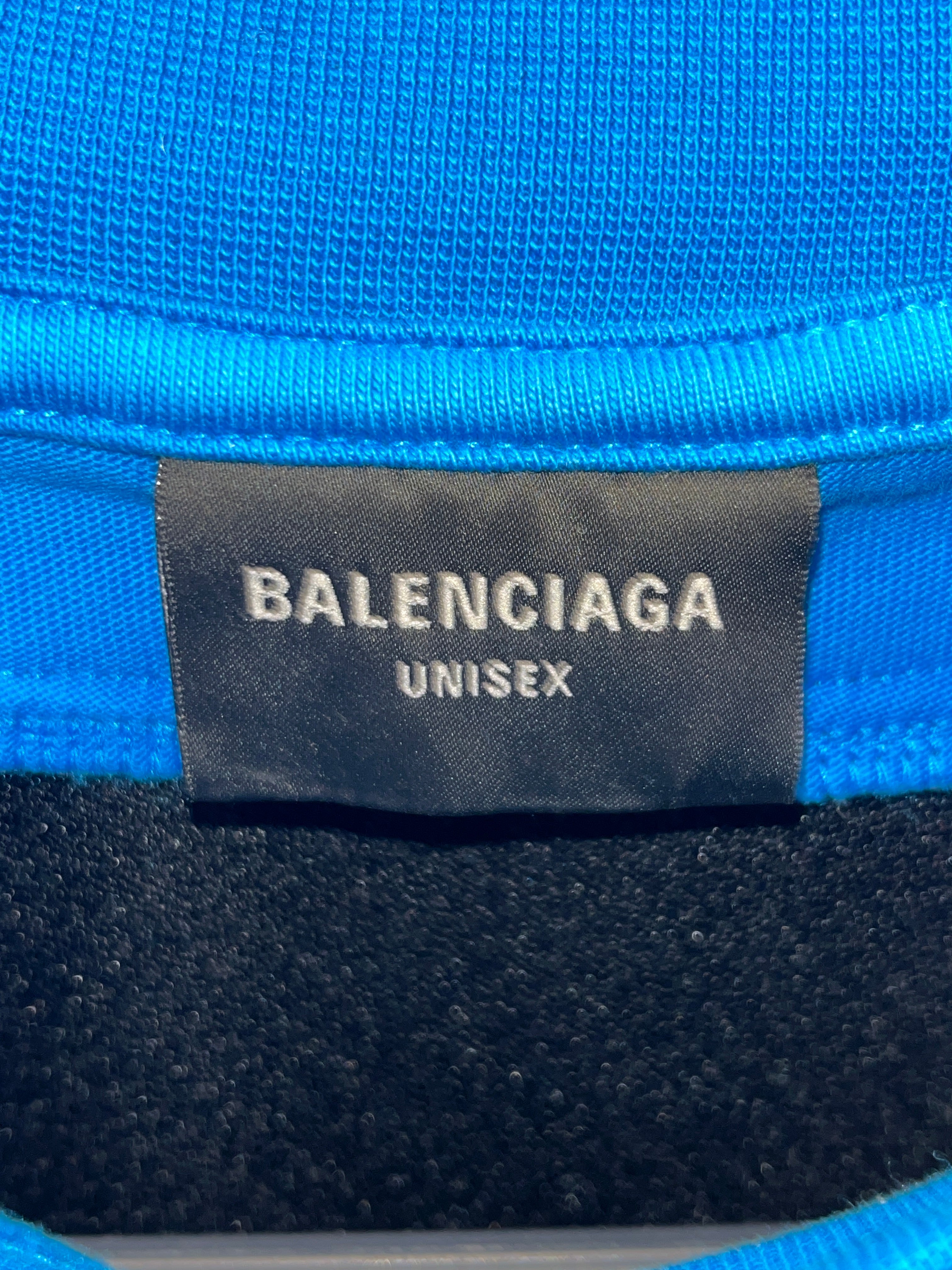 BALENCIAGA/LS T-Shirt/2/Polyester/BLK/Graphic/ view 3