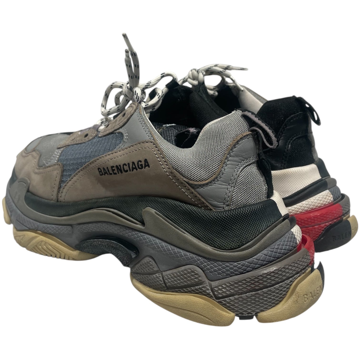 BALENCIAGA/Hi-Sneakers/EU 42/BLK/Split Triple S view 2