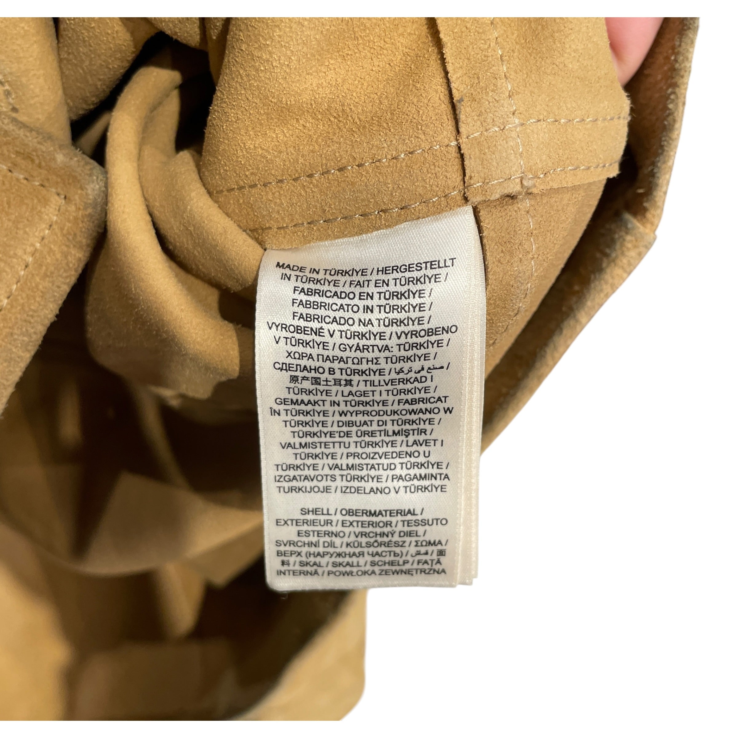 GANT/Leather Jkt/XL/Suede/CML/HEAVYWEIGHT SUEDE JKT view 4