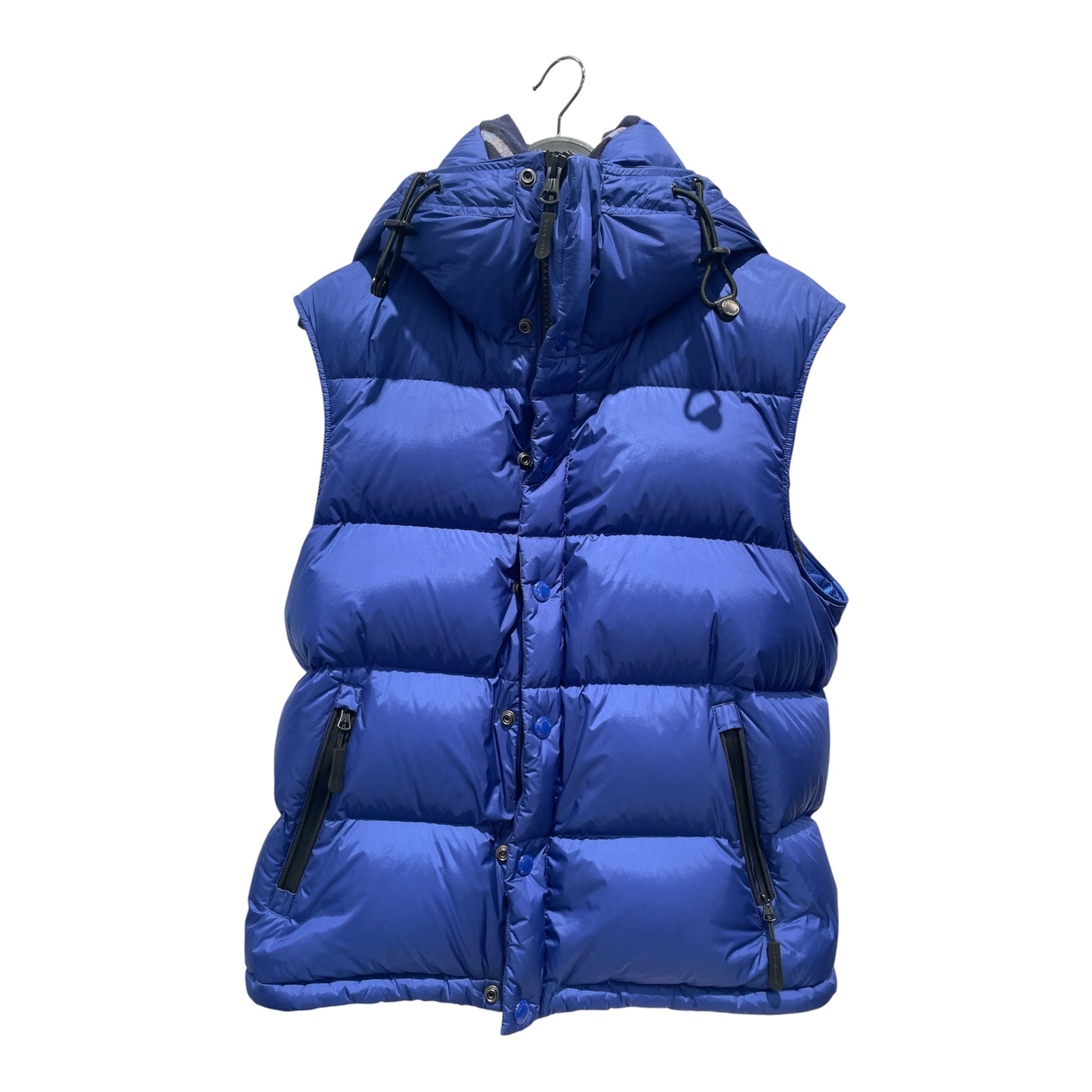BURBERRY/Puffer Jkt/M/Nylon/BLU/Detachable Sleeve Puffer view 3