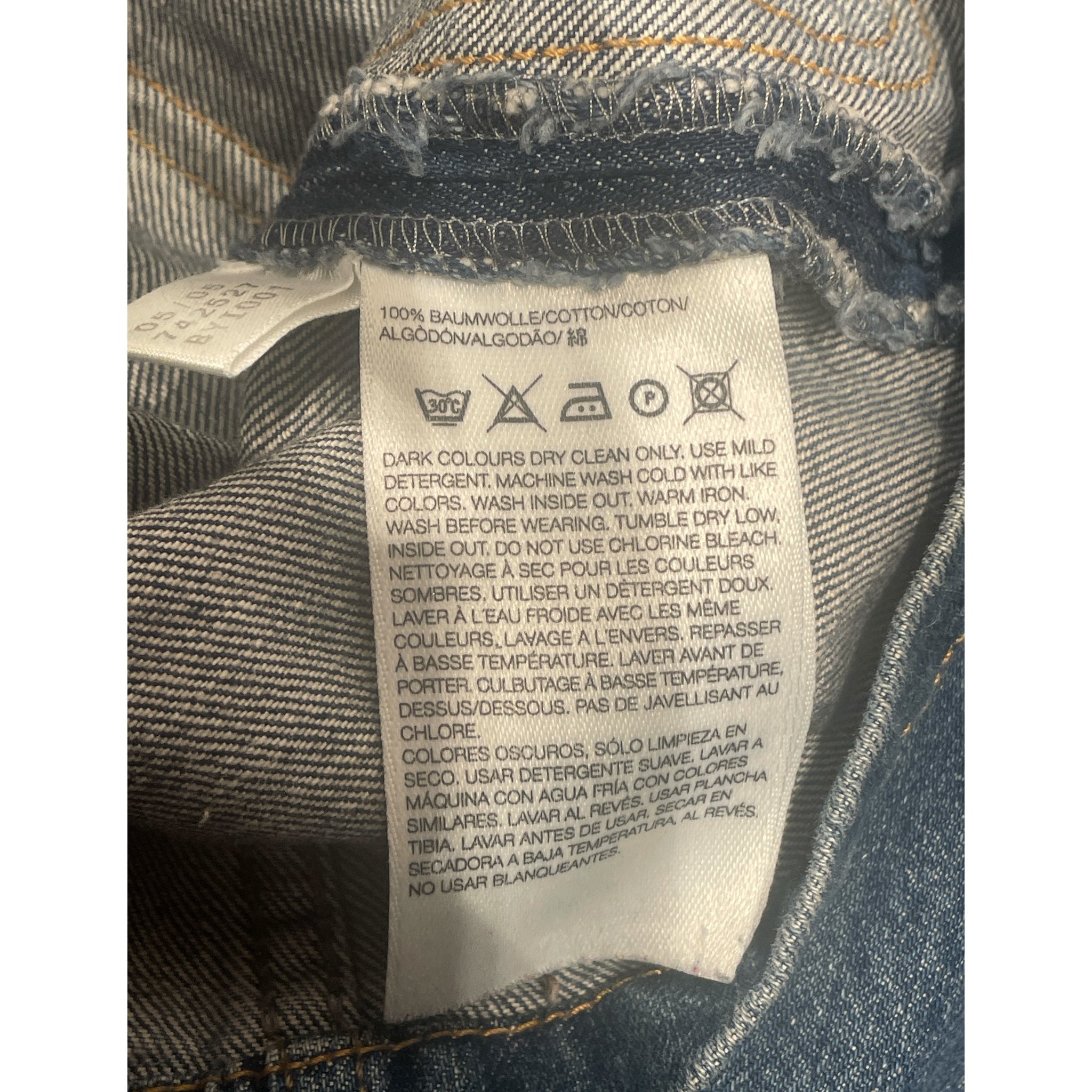 Y-3/Denim Jkt/XS/Denim/BLU/Double Breasted Denim Jkt view 4