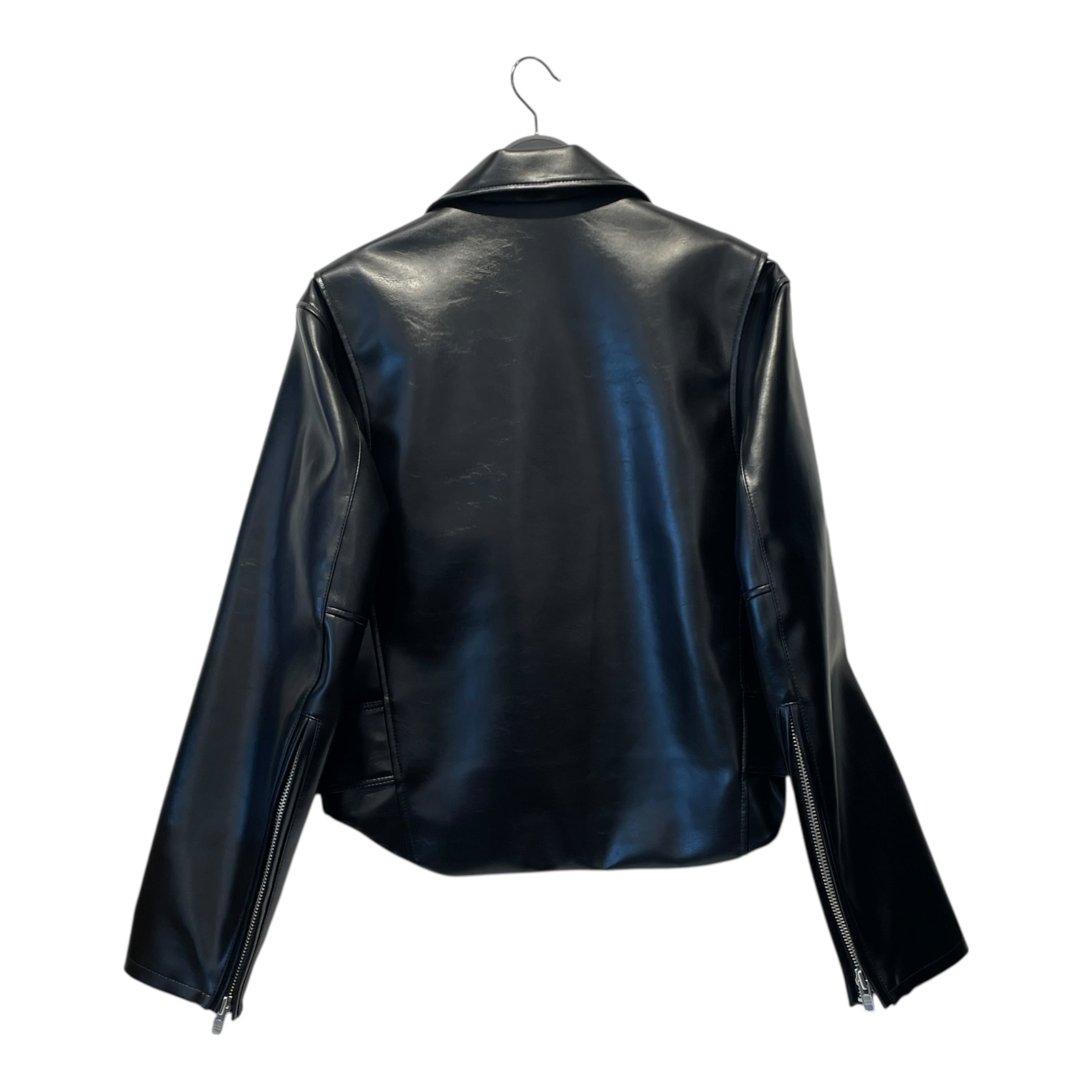 Vaquera/Leather Jkt/M/Faux Leather/BLK/ view 2