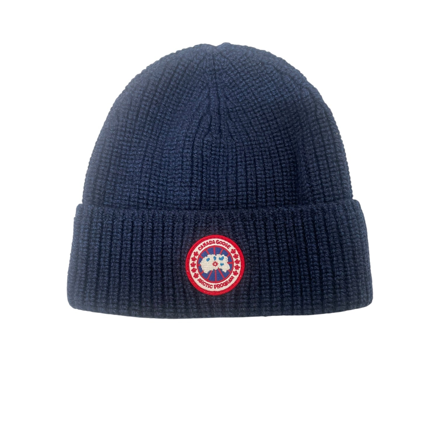 CANADA GOOSE/Beanie/Wool/BLU/M's/RIB TOQUE view 1