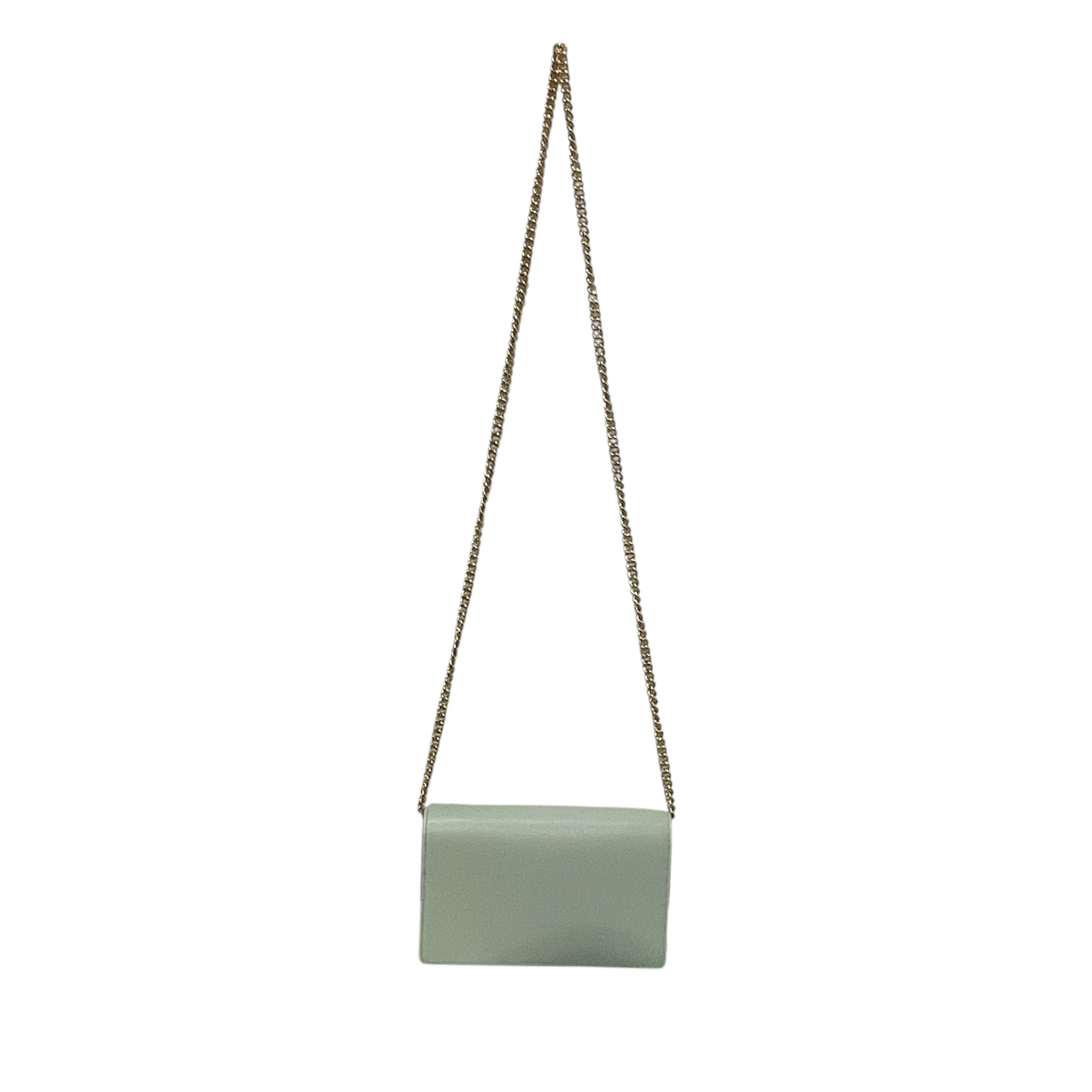 GUCCI/Cross Body Bag/Leather/BLU/Marmont wallet on chain view 2