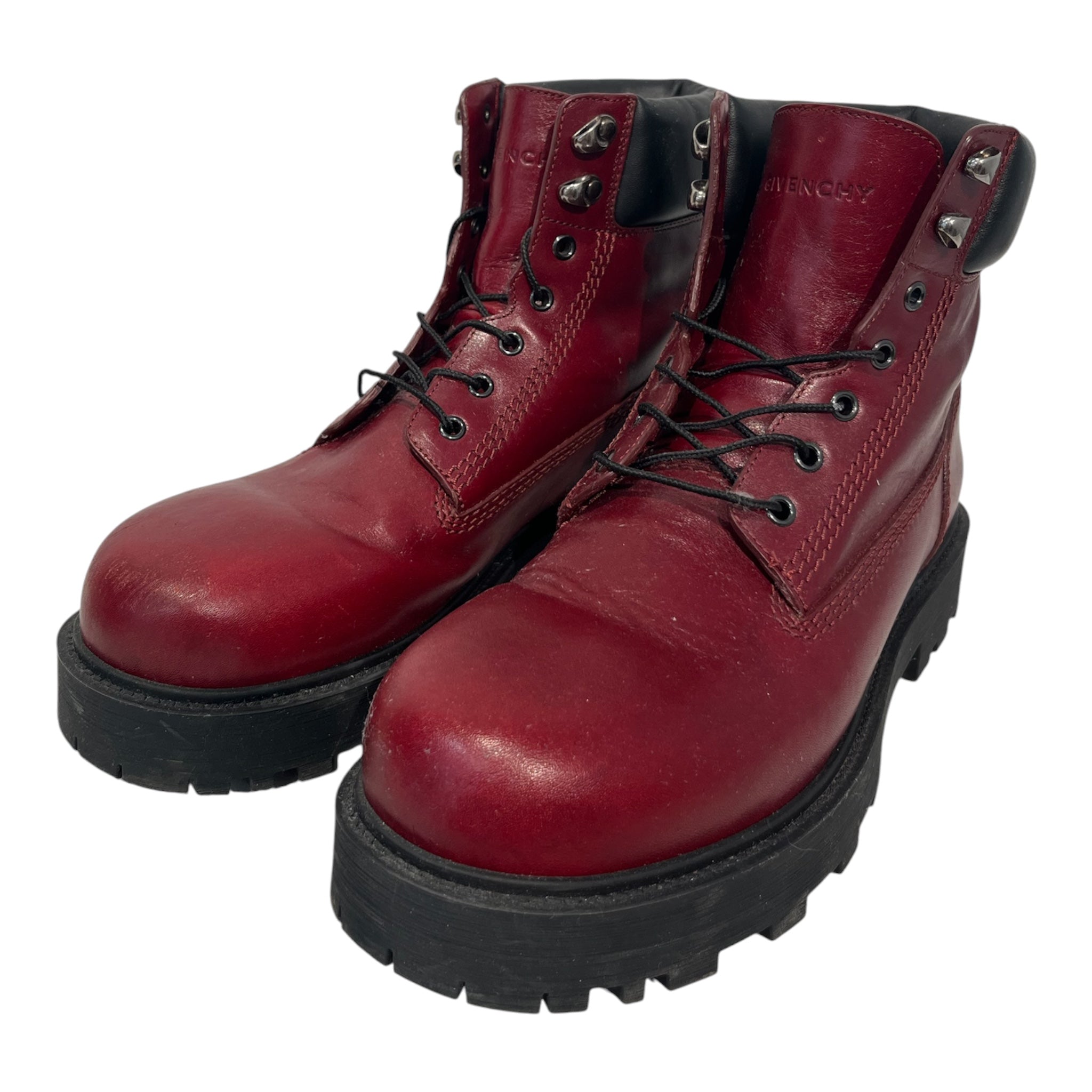 GIVENCHY/Boots/EU 43/Leather/BRD/8 Hole/0253 lug boots view 1