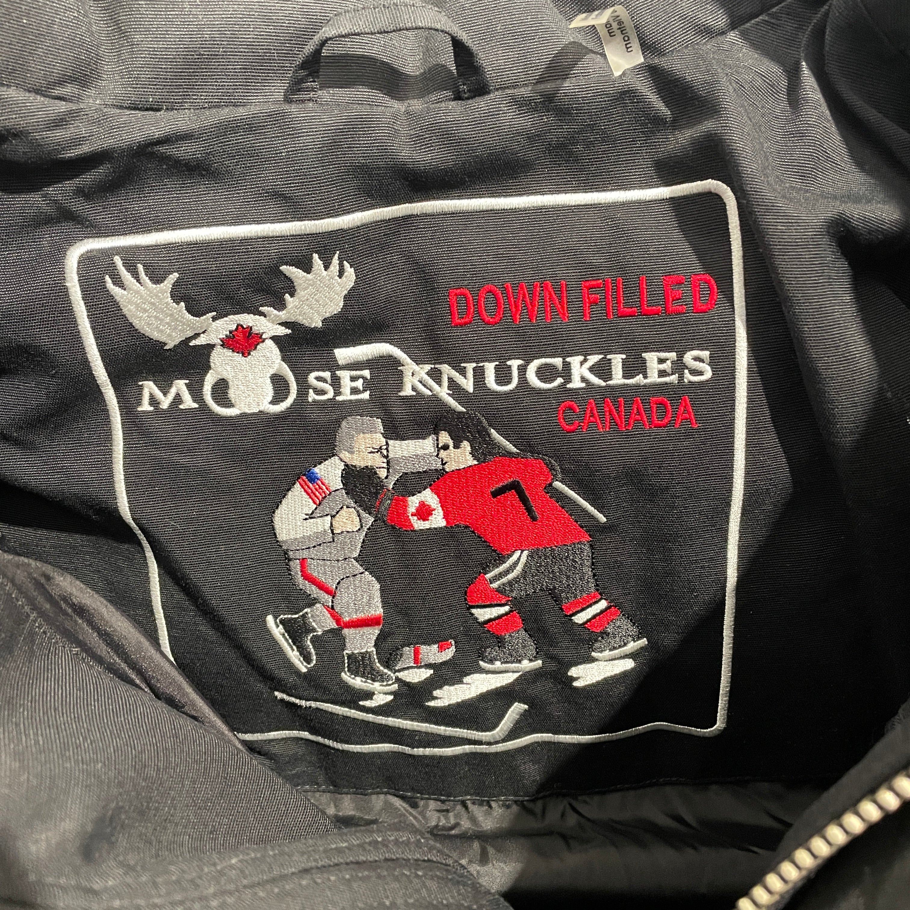 MOOSE KNUCKLES/Coat/L/Cotton/BLK/Moose Knuckles 3Q Coat view 3