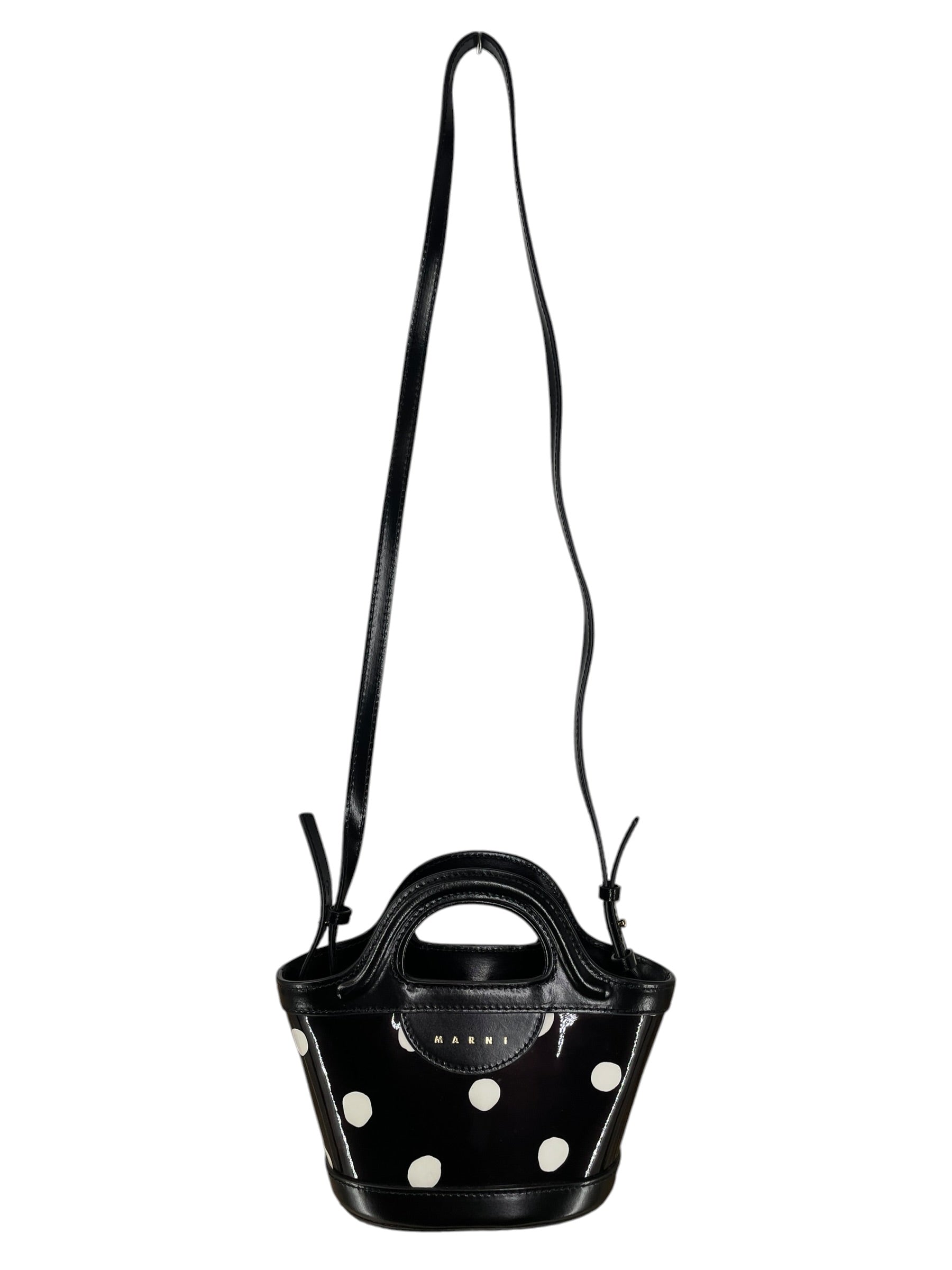 MARNI/Bag/Leather/BLK/POLKA DOT BUCKET view 1