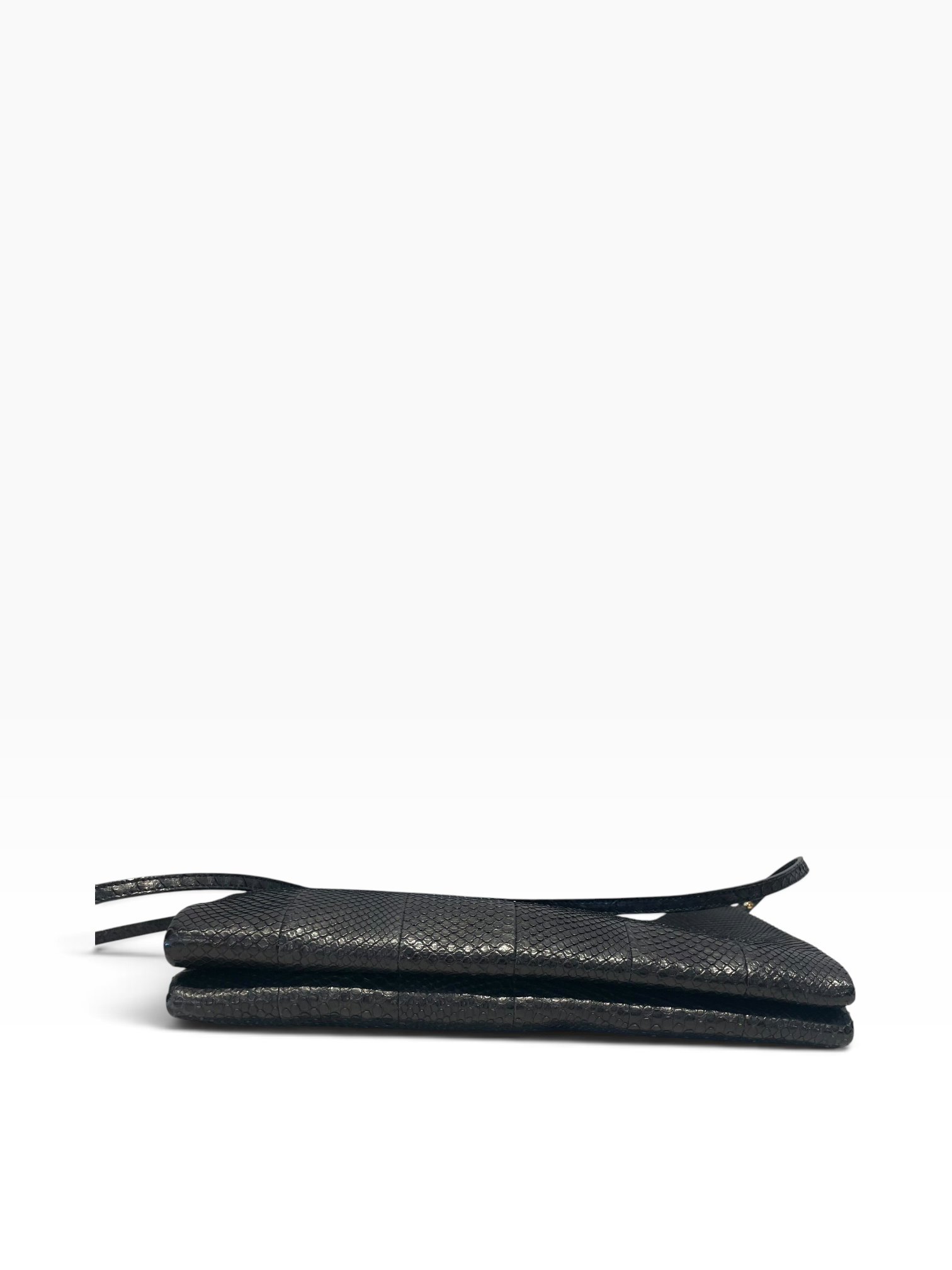 BURBERRY/Cross Body Bag/BLK/Snakeski Peyton Crossbody view 3