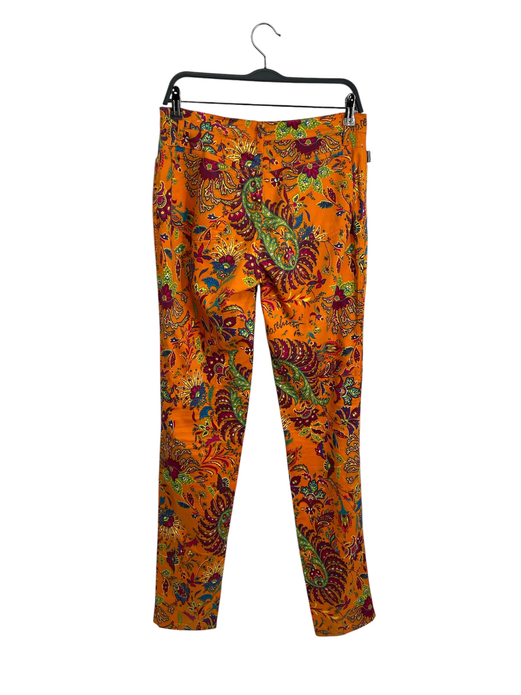 MOSCHINO JEANS/Straight Pants/31/Paisley/Cotton/ORN/BRIGHT PAISLEY MULTICOLOR view 2