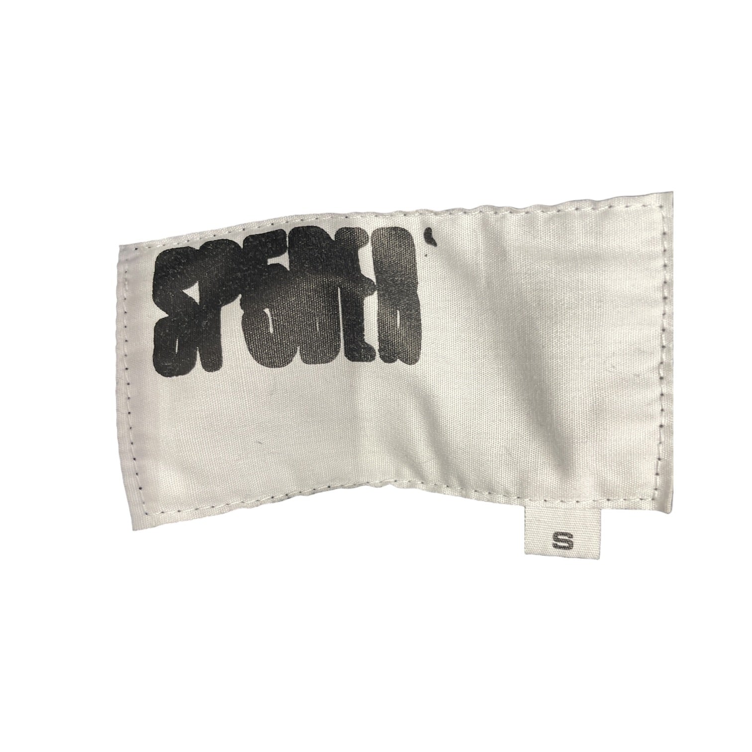 Sp5der/Hoodie/S/Cotton/BLK/White chest spellout view 3