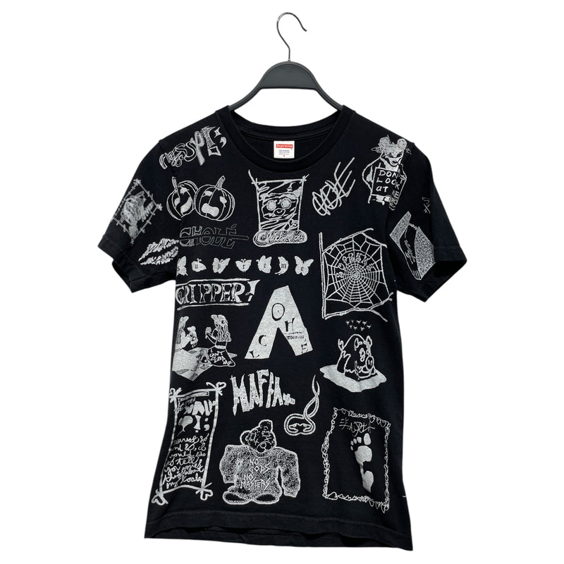 Supreme/T-Shirt/S/Cotton/BLK/All Over Print/