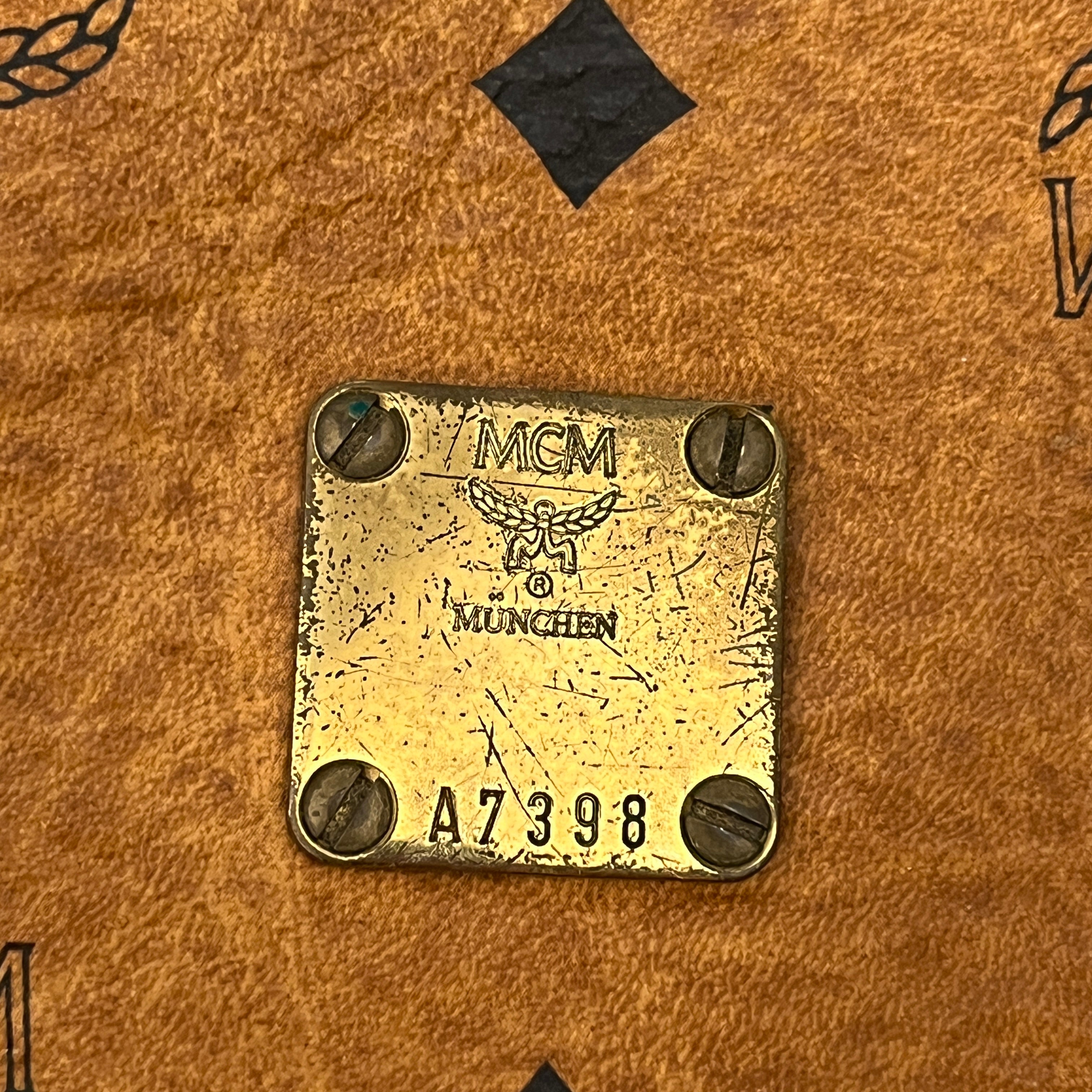 MCM/Tote Bag/OS/Leather/MLT/MCM COGNAC VISESTO MONOGRM view 5