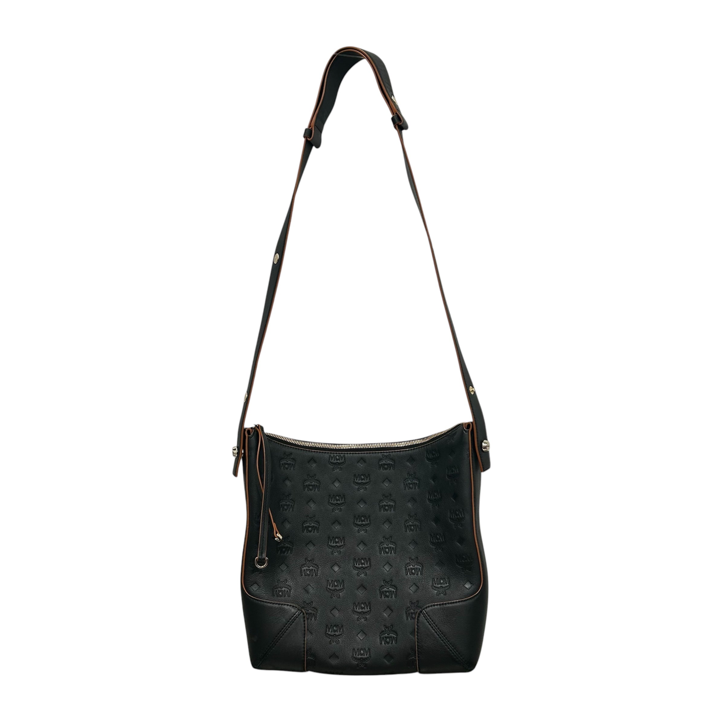 MCM/Bag/Monogram/Leather/BLK/Klara hobo Bag view 1