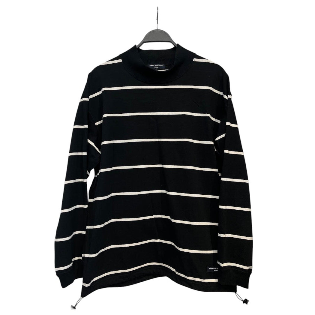 COMME des GARCONS HOMME/Tops/M/Cotton/BLK/Black and White line view 1