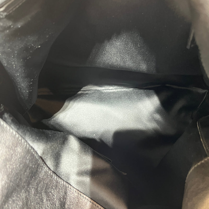 YVES SAINT LAURENT rive gauche/Tote Bag/Leather/BLK/TRIBUTE TOTE