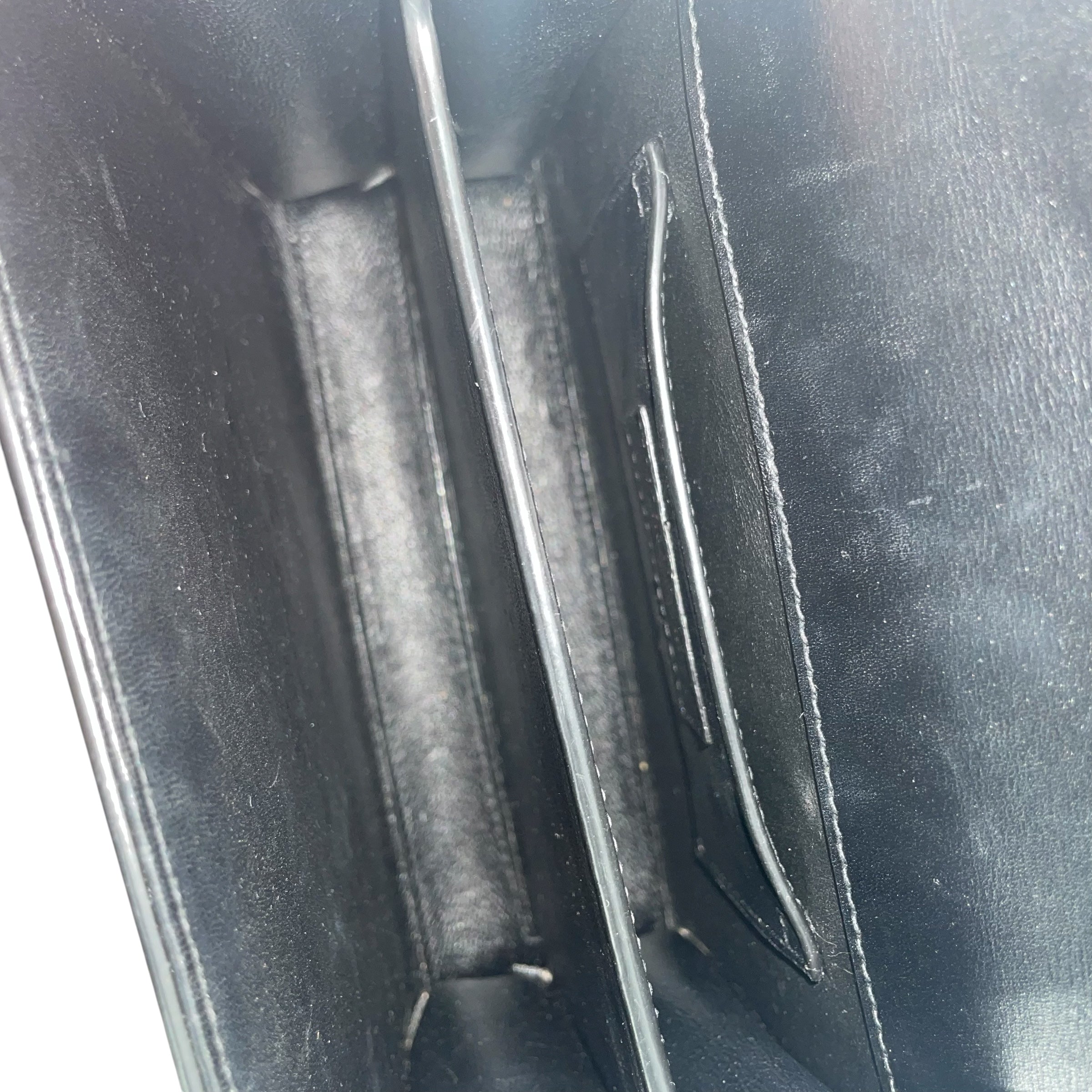 YVES SAINT LAURENT/Hand Bag/Leather/BLK/CASSANDRA BAG view 5