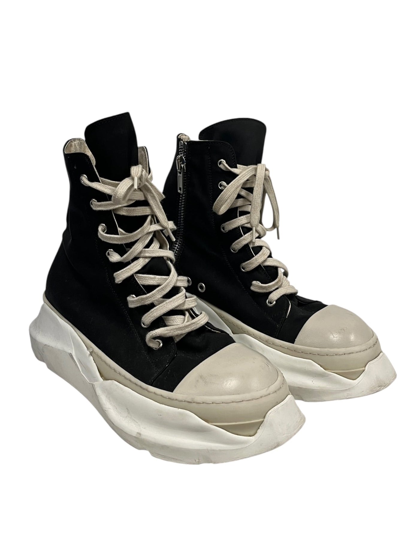 RICK OWENS DRKSHDW/Hi-Sneakers/EU 41/Nylon/BLK/ABSTRACT view 1