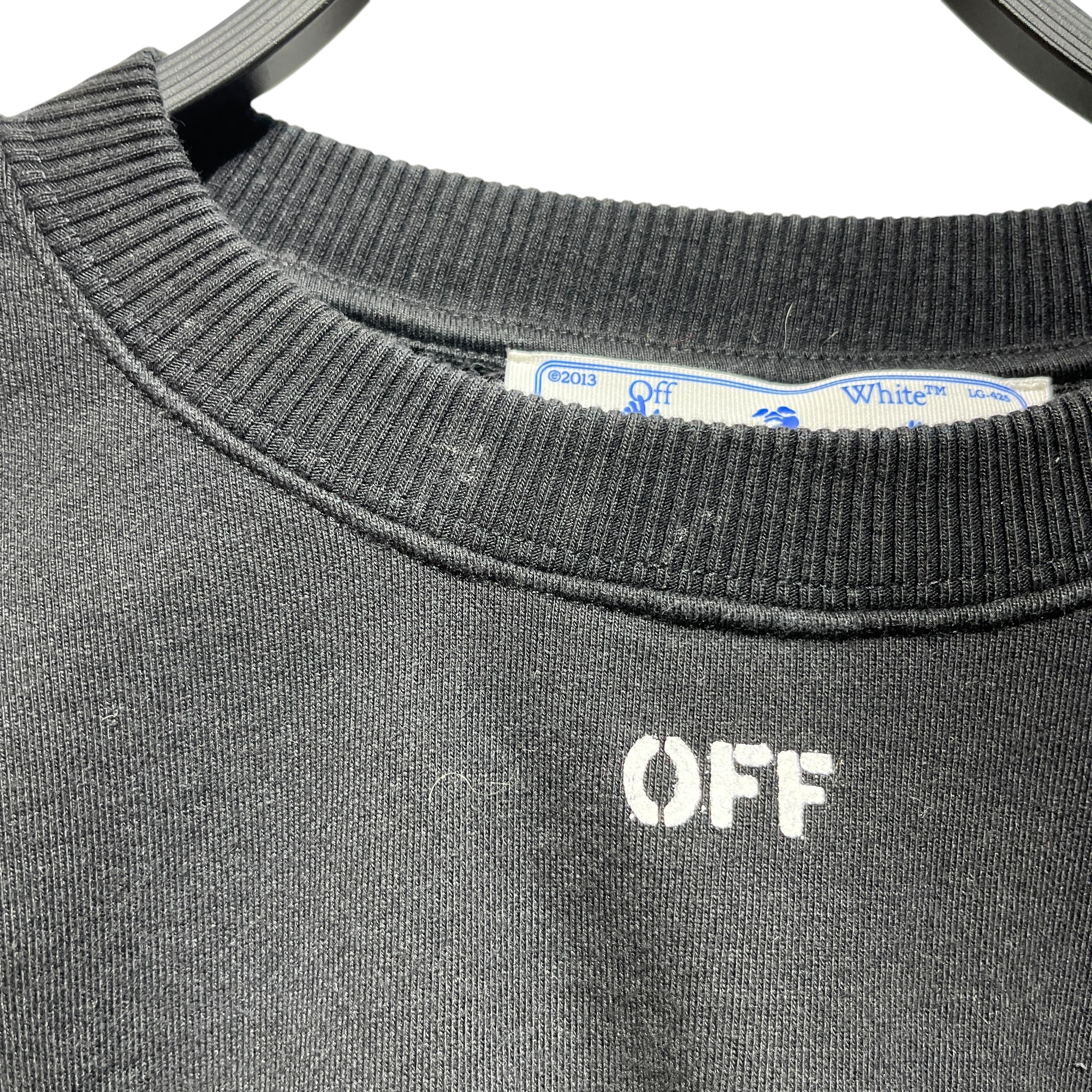 OFF-WHITE/Sweatshirt/L/Cotton/BLK/ view 6