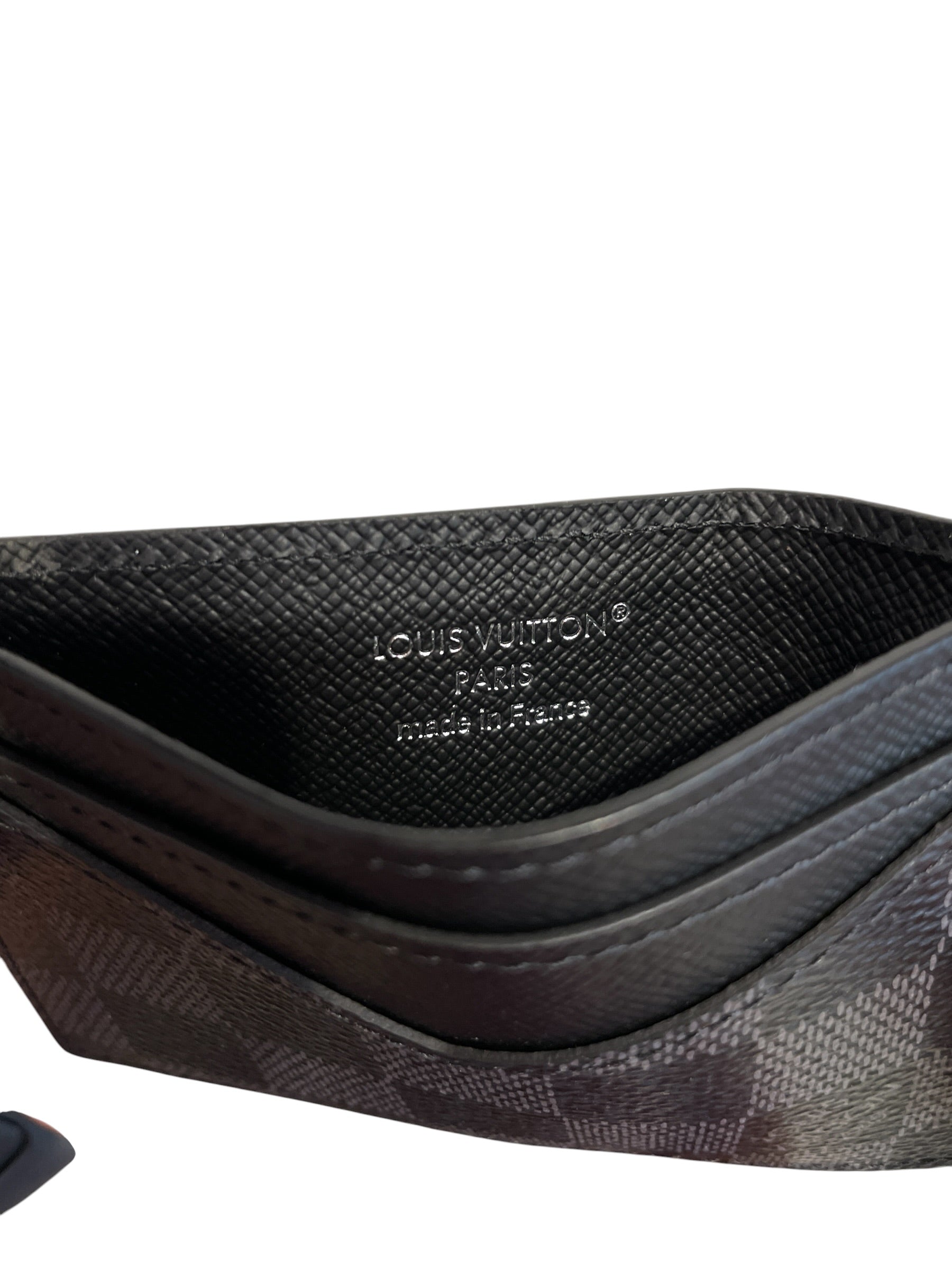 LOUIS VUITTON/Card Case/Plaid/Faux Leather/BLK/M's/NEO CARD HOLDER DAMIER view 6