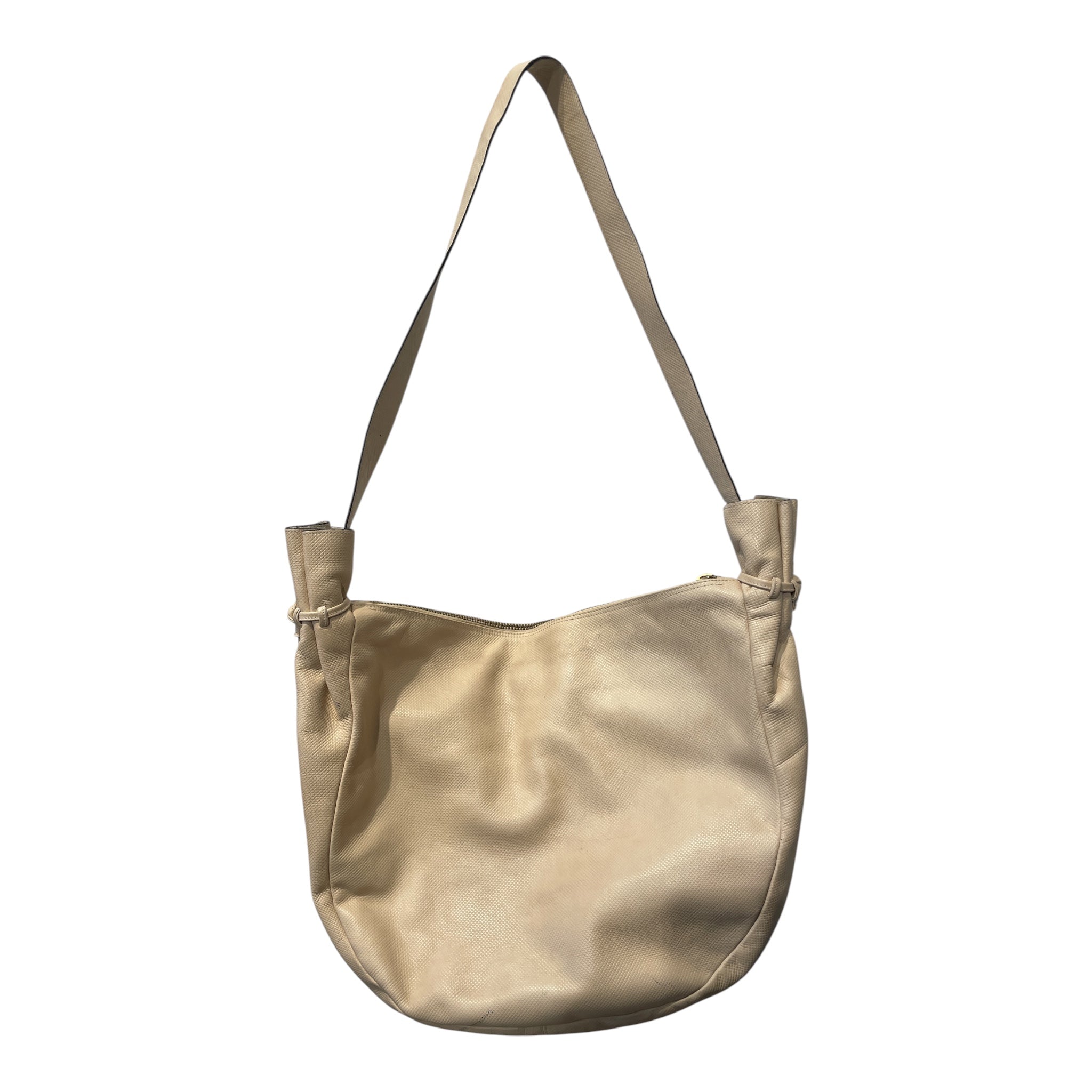 BOTTEGA VENETA/Bag/Leather/CRM/MESSENGER/CUFFS ON EACH END view 2