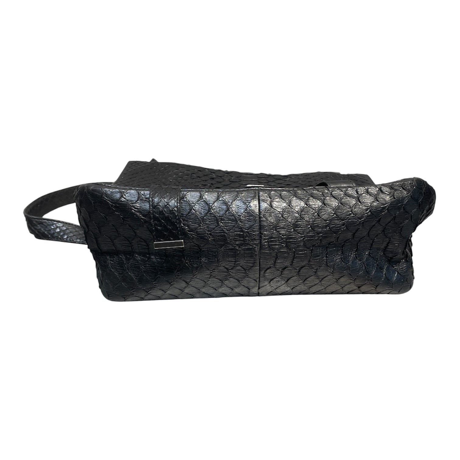PROENZA SCHOULER/Hand Bag/Animal Pattern/Leather/BLK/SNAKE SKIN view 3