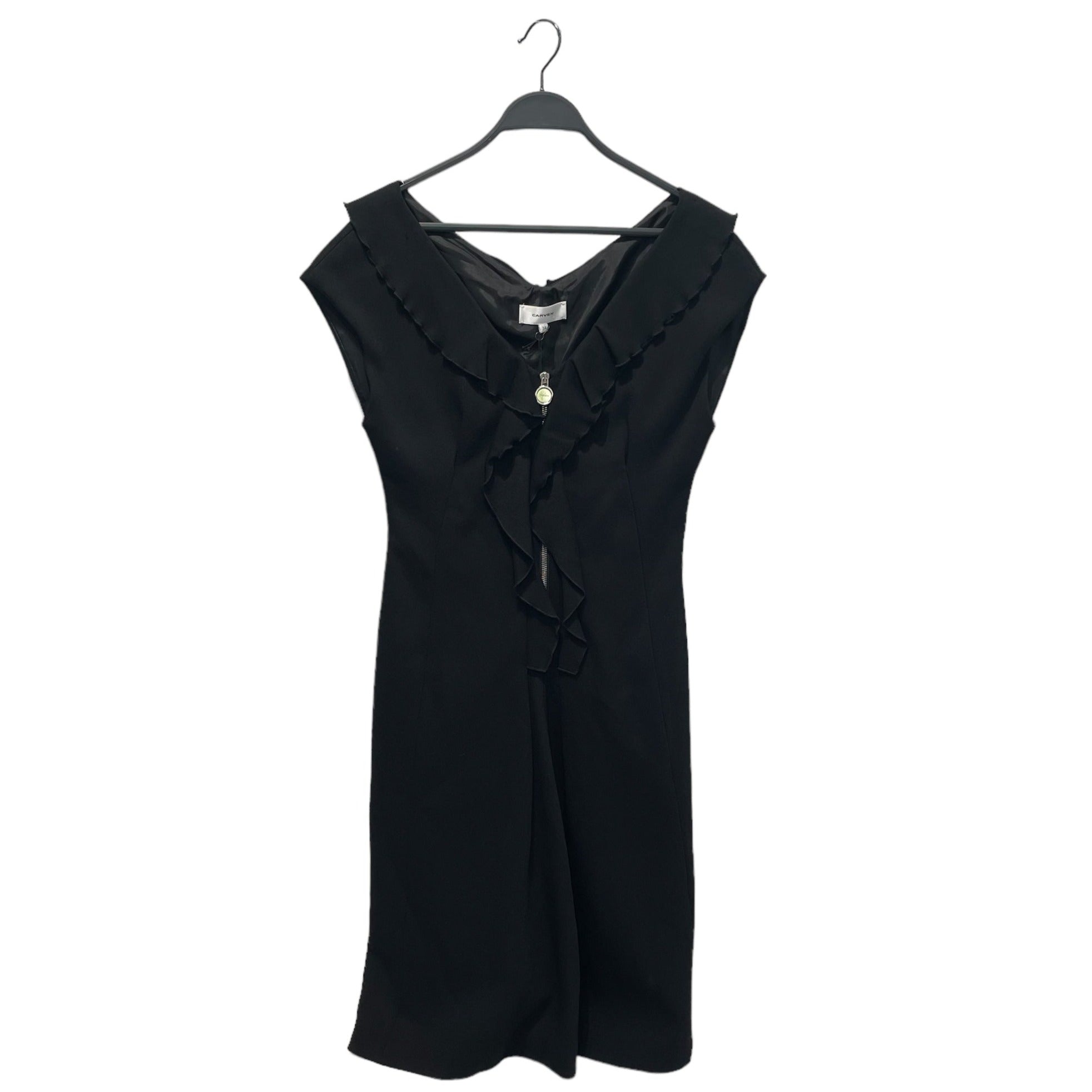 CARVEN/Tunic Dress/34/BLK/Midi Length/ view 1