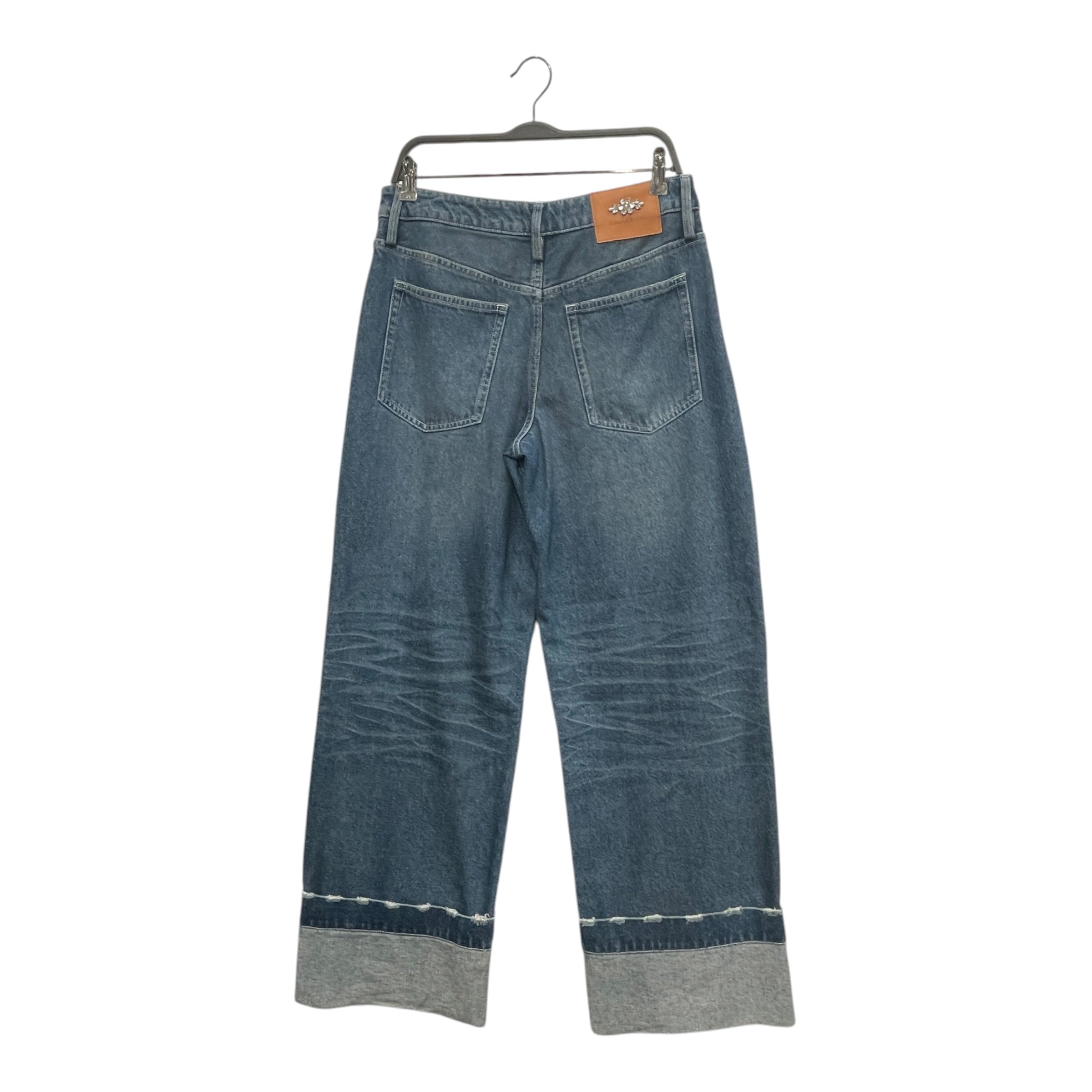 SIMONE ROCHA/Pants/10/Cotton/BLU/DISTRESSED RIPPED GLITTER view 2