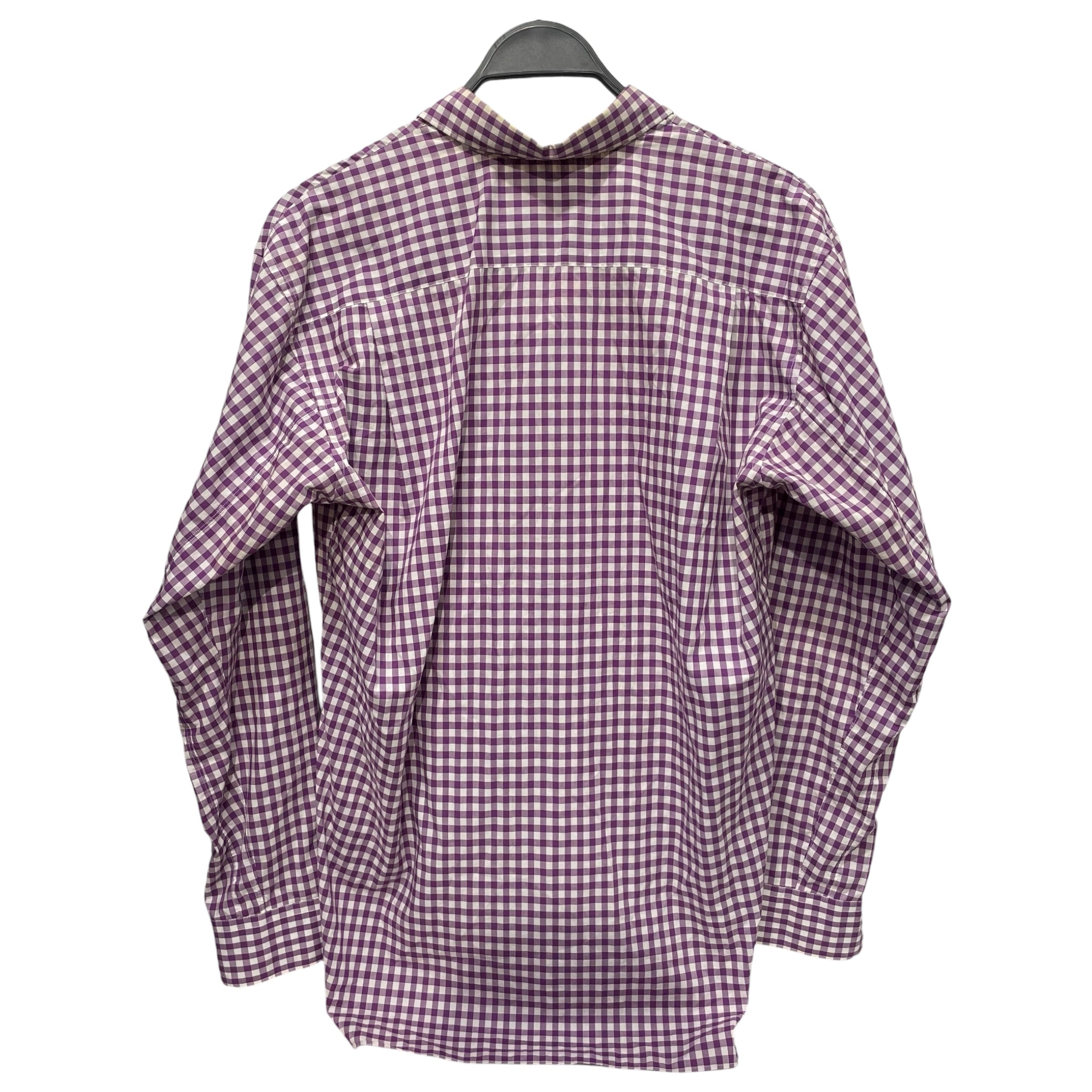 COMME des GARCONS SHIRT/LS Shirt/M/Cotton/PPL/Plaid/Mixed Gingham Button Up view 2