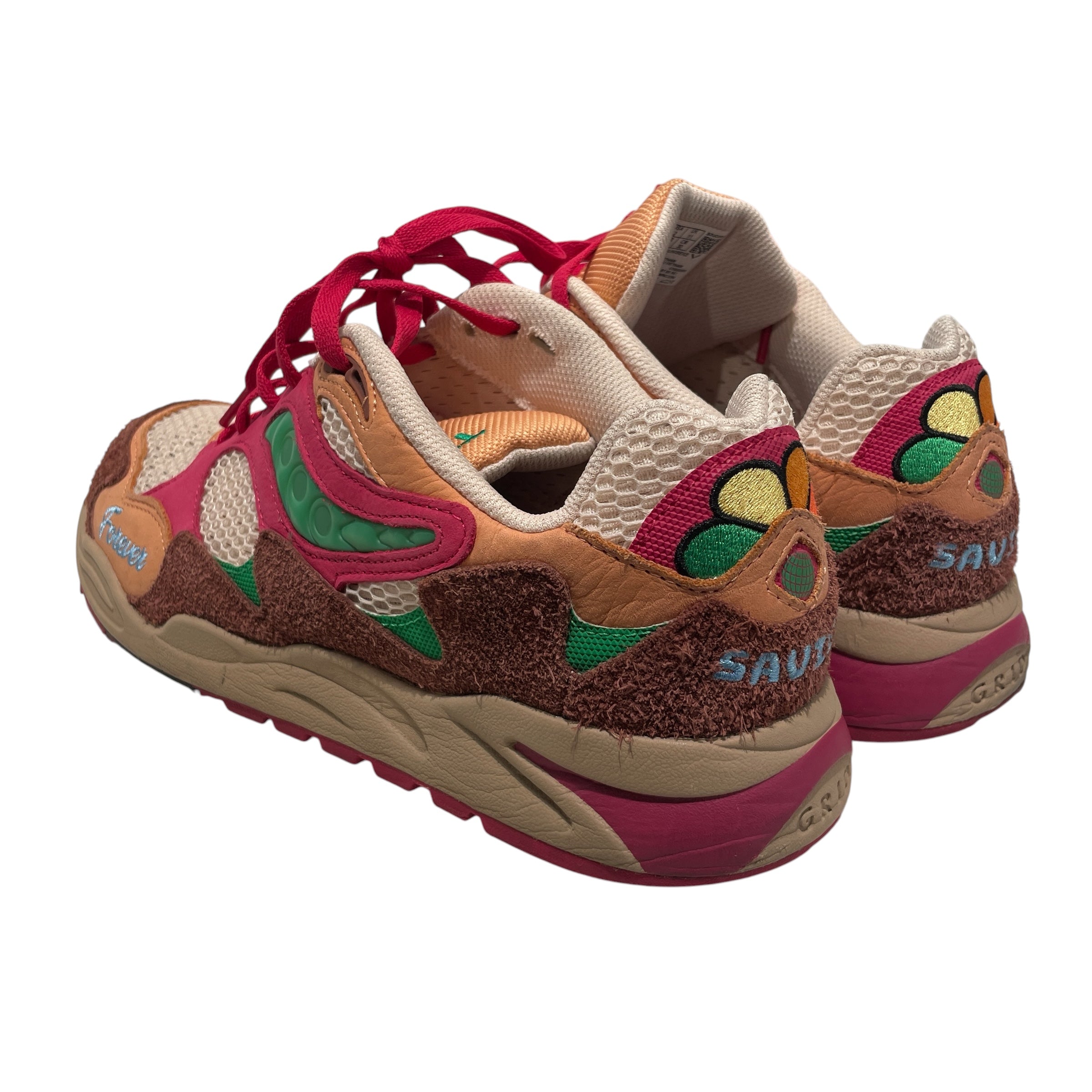 SAUCONY/Low-Sneakers/US 12/Cotton/BRW/GRID SHADOW 2 view 2