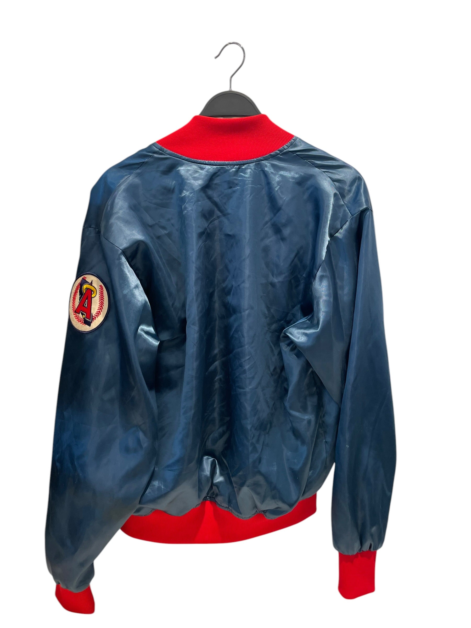 MLB/Baseball Jkt/L/Nylon/BLU/Angels Bomber view 4