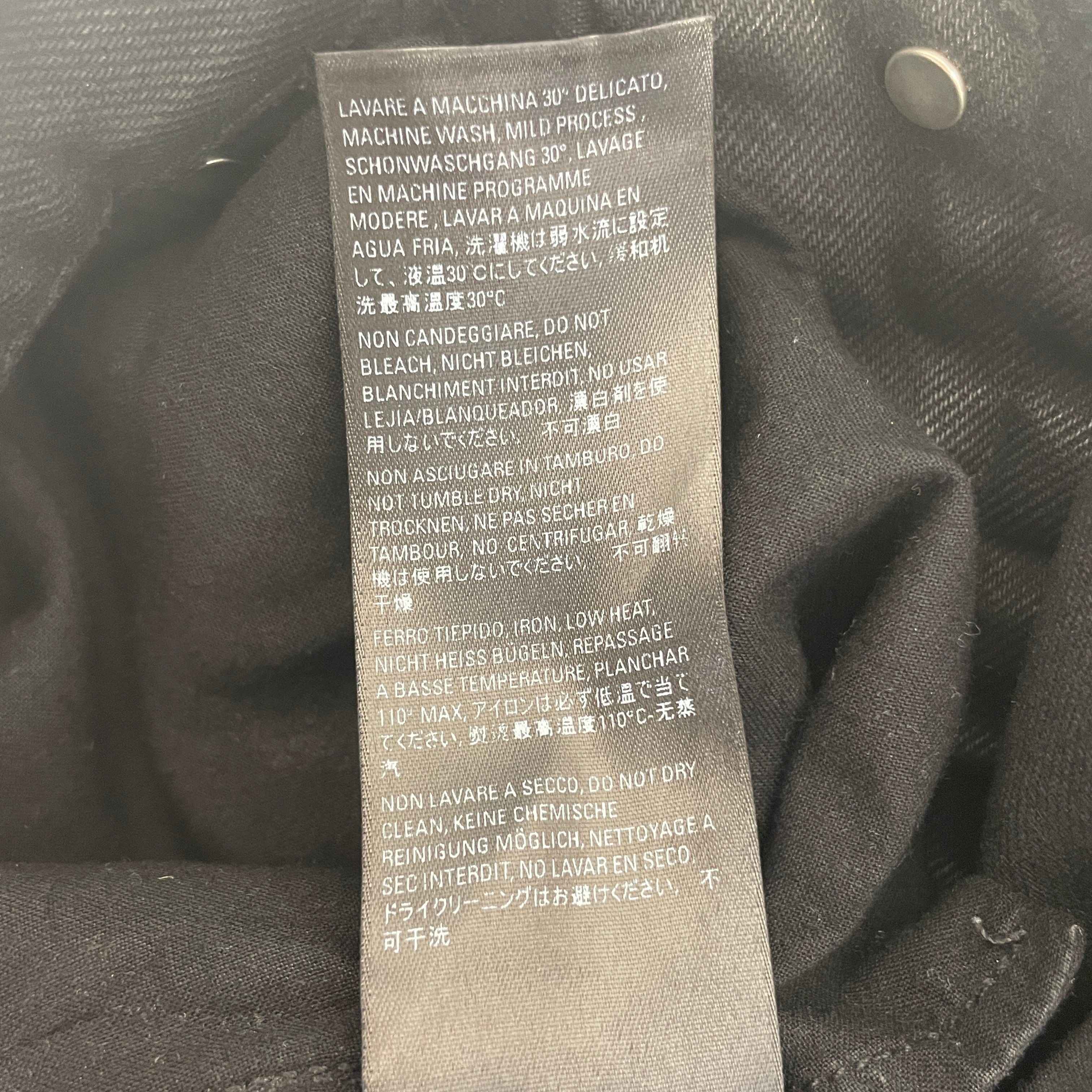 BALENCIAGA/Straight Pants/34/Denim/BLK/Low-rise/ view 3