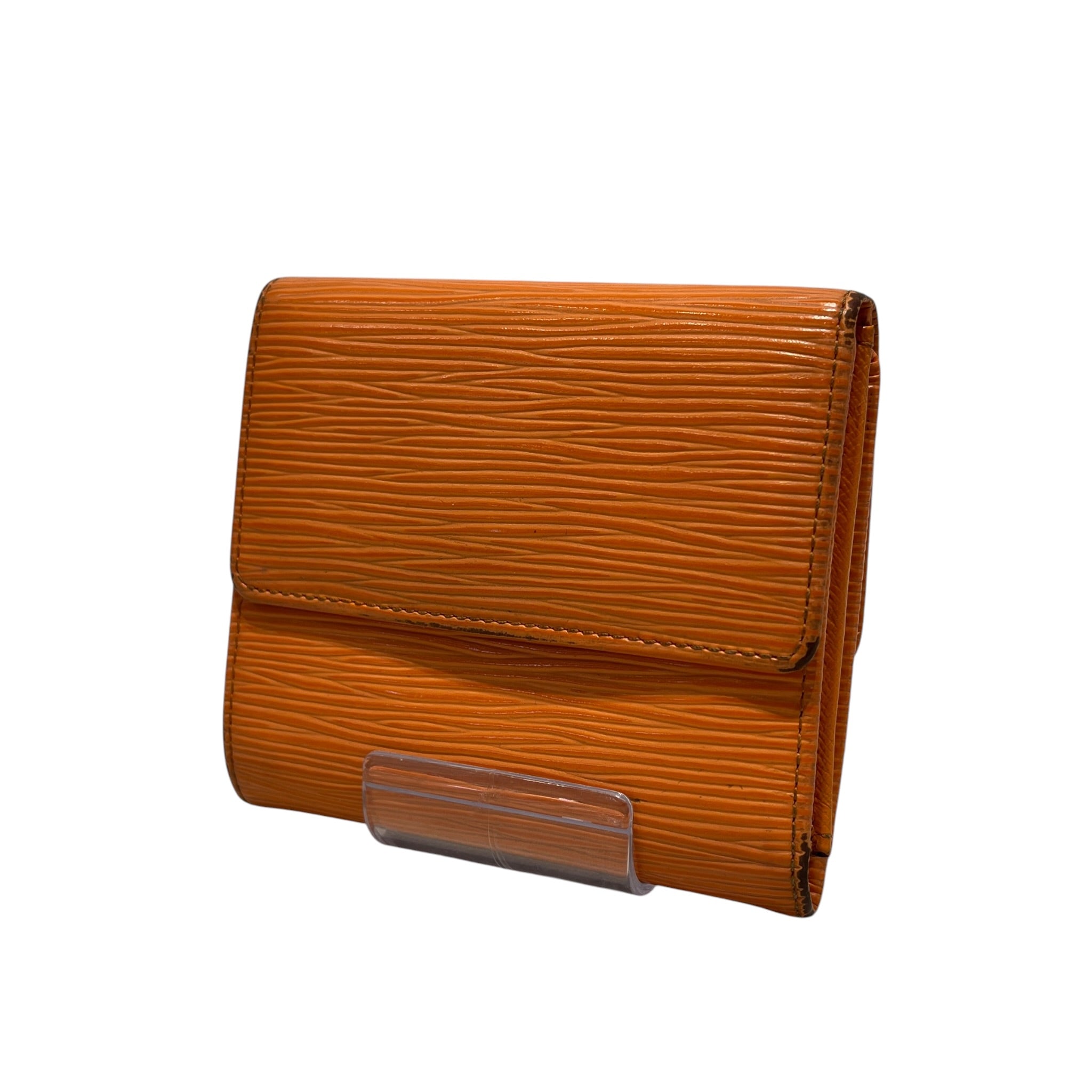 LOUIS VUITTON/Trifold Wallet/Monogram/Leather/ORN/M's/org epi leather wallet view 2
