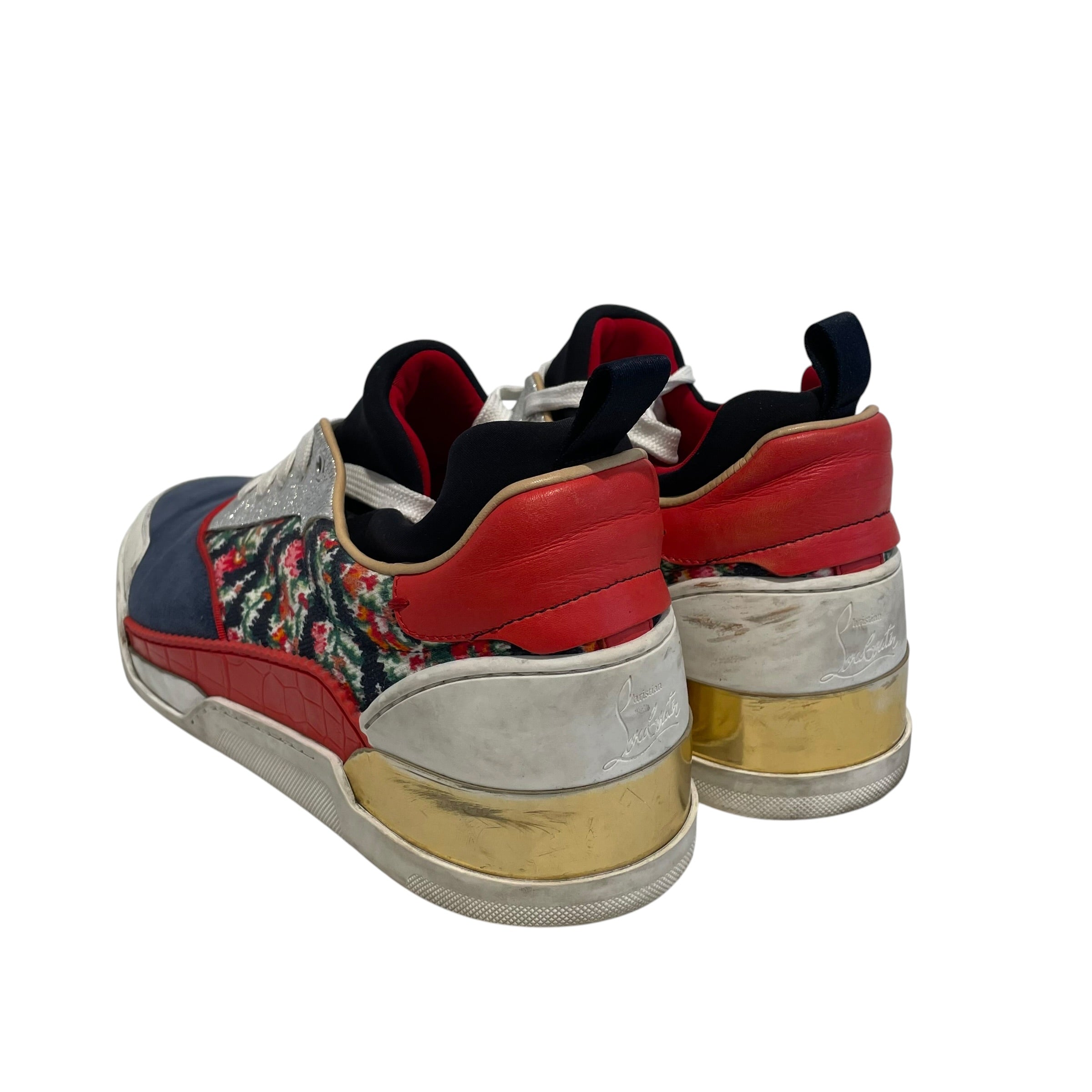 Christian Louboutin/Low-Sneakers/US 10/Cotton/MLT/ view 2