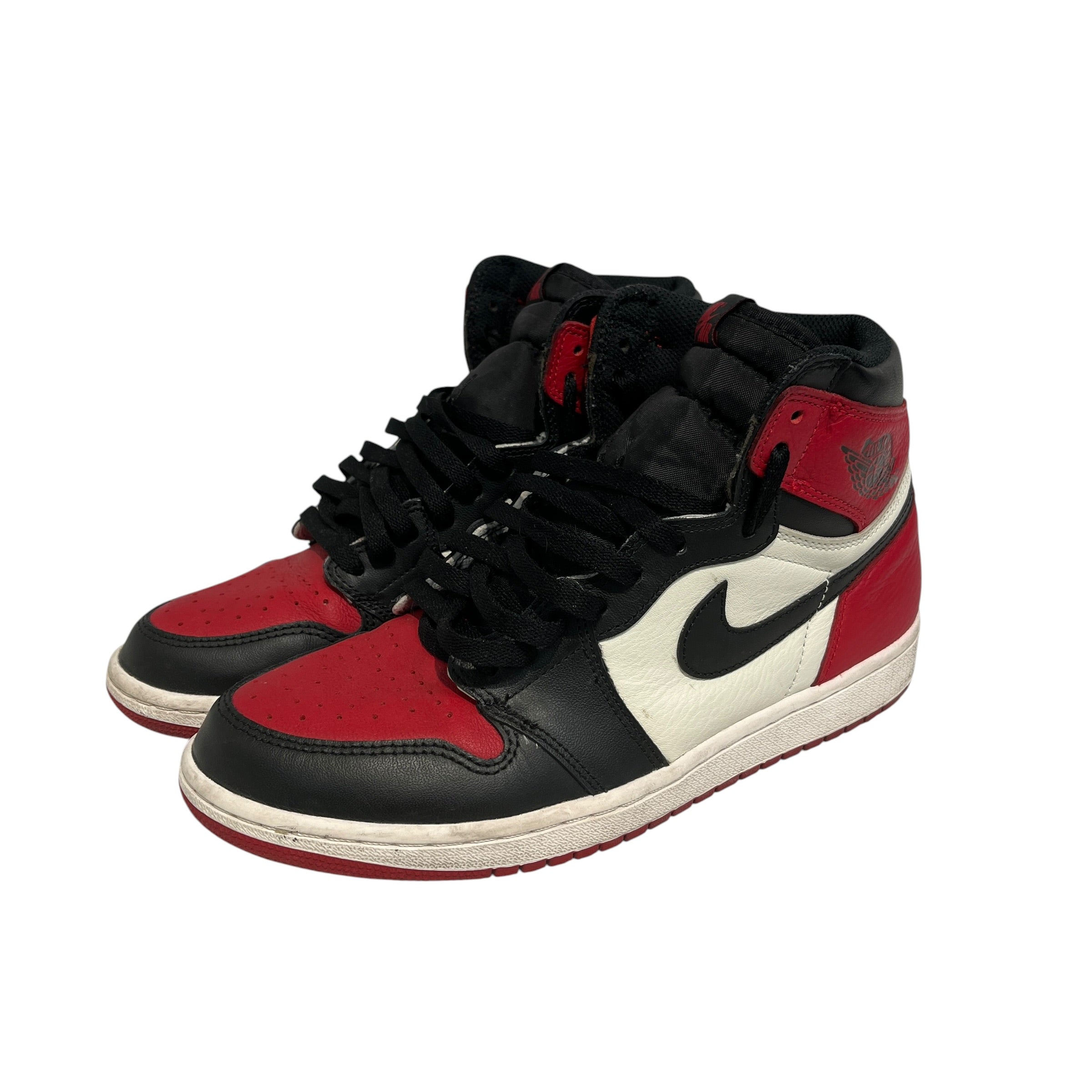 NIKE/Hi-Sneakers/US 9/Leather/RED/Jordan 1 Bred Toe view 1