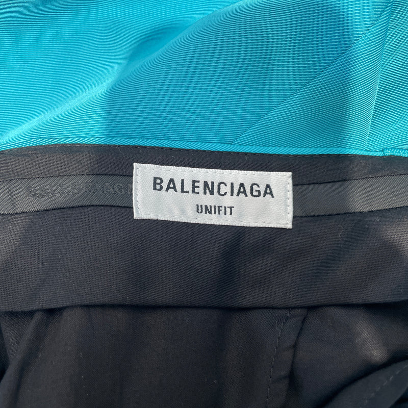 BALENCIAGA/Straight Pants/M/Cotton/BLU/