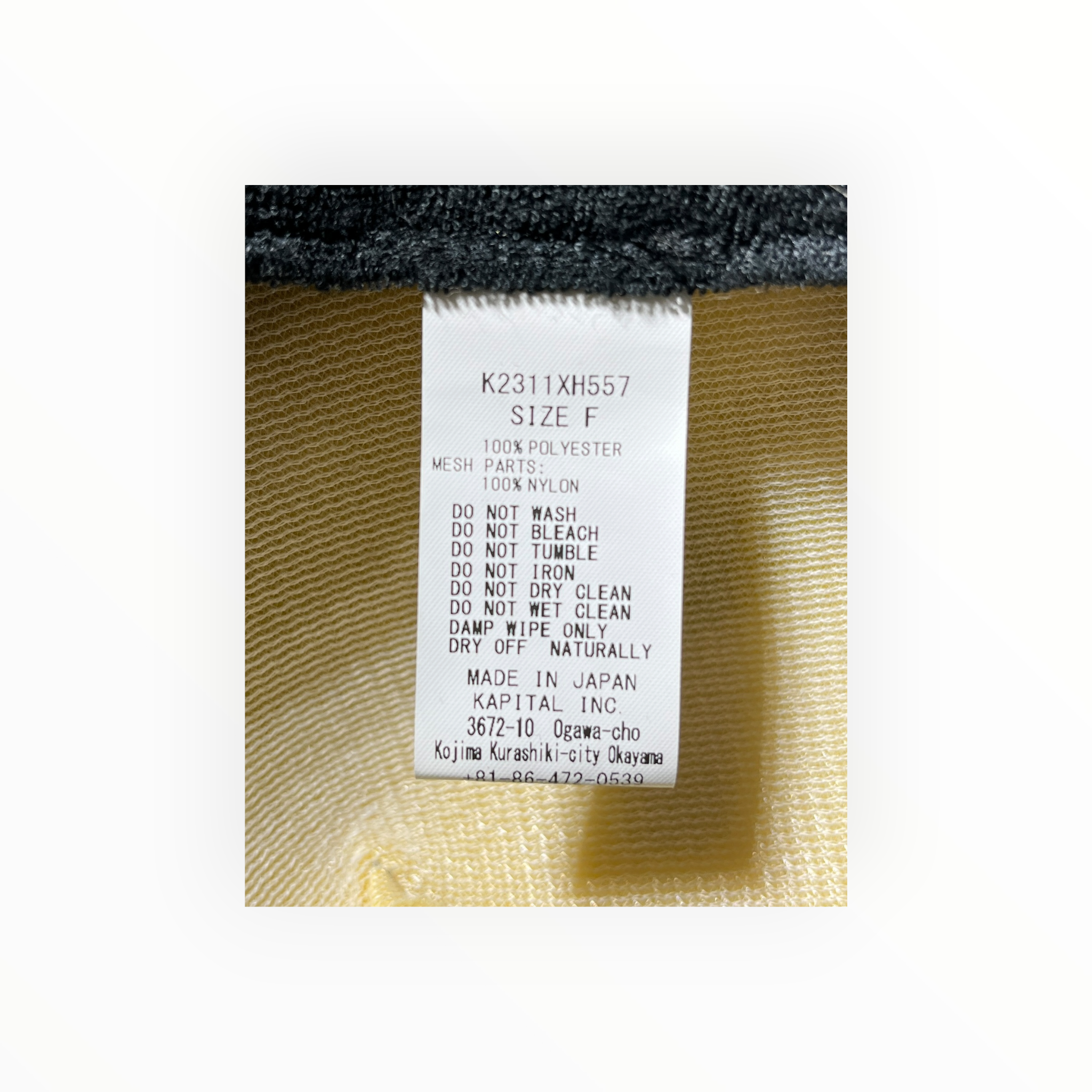 KAPITAL/Trucker Cap/BLK/L's/Working Hero view 5