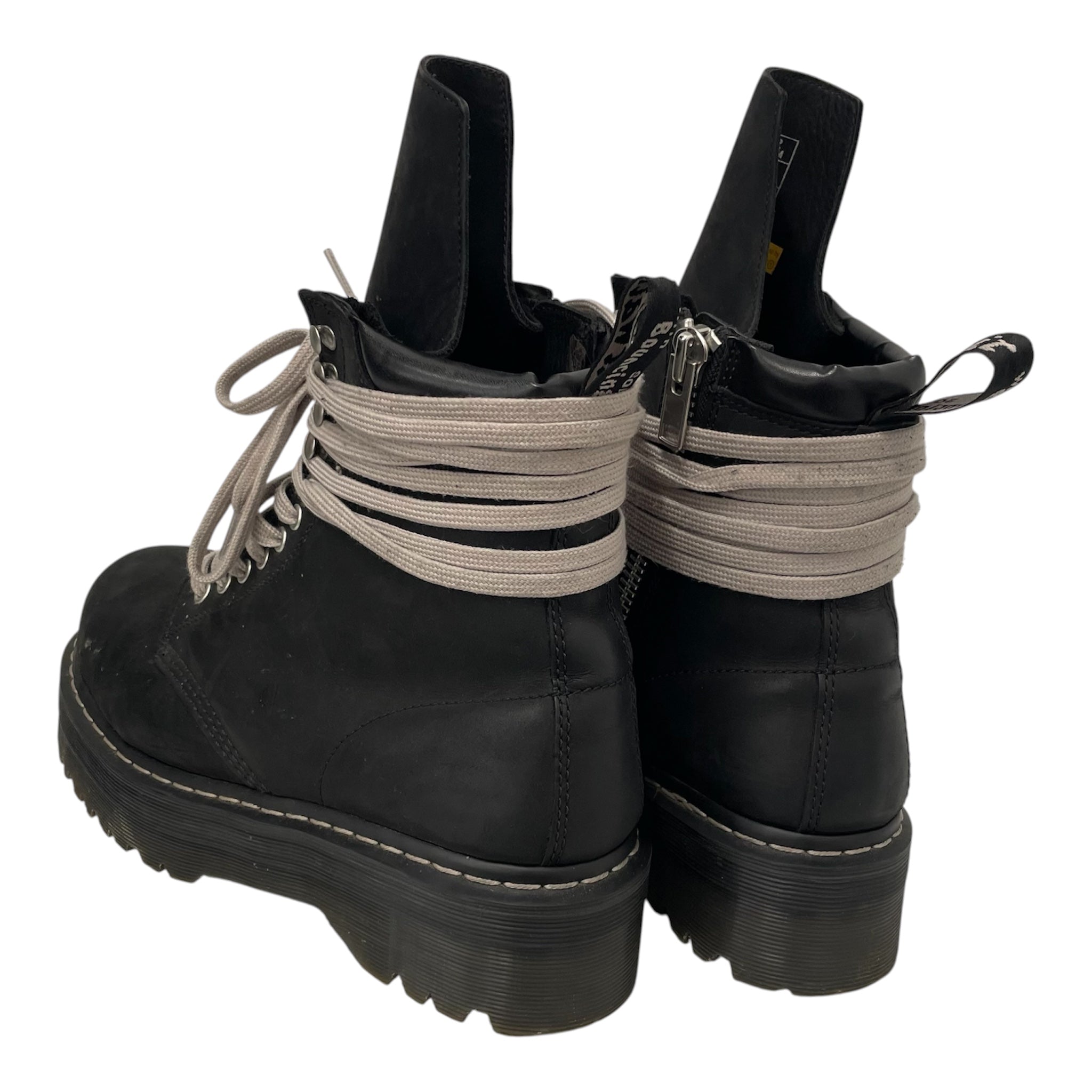 Dr.Martens/Rick Owens/Lace Up Boots/US 12/Suede/BLK/rick owens x dr martens 1460 view 3