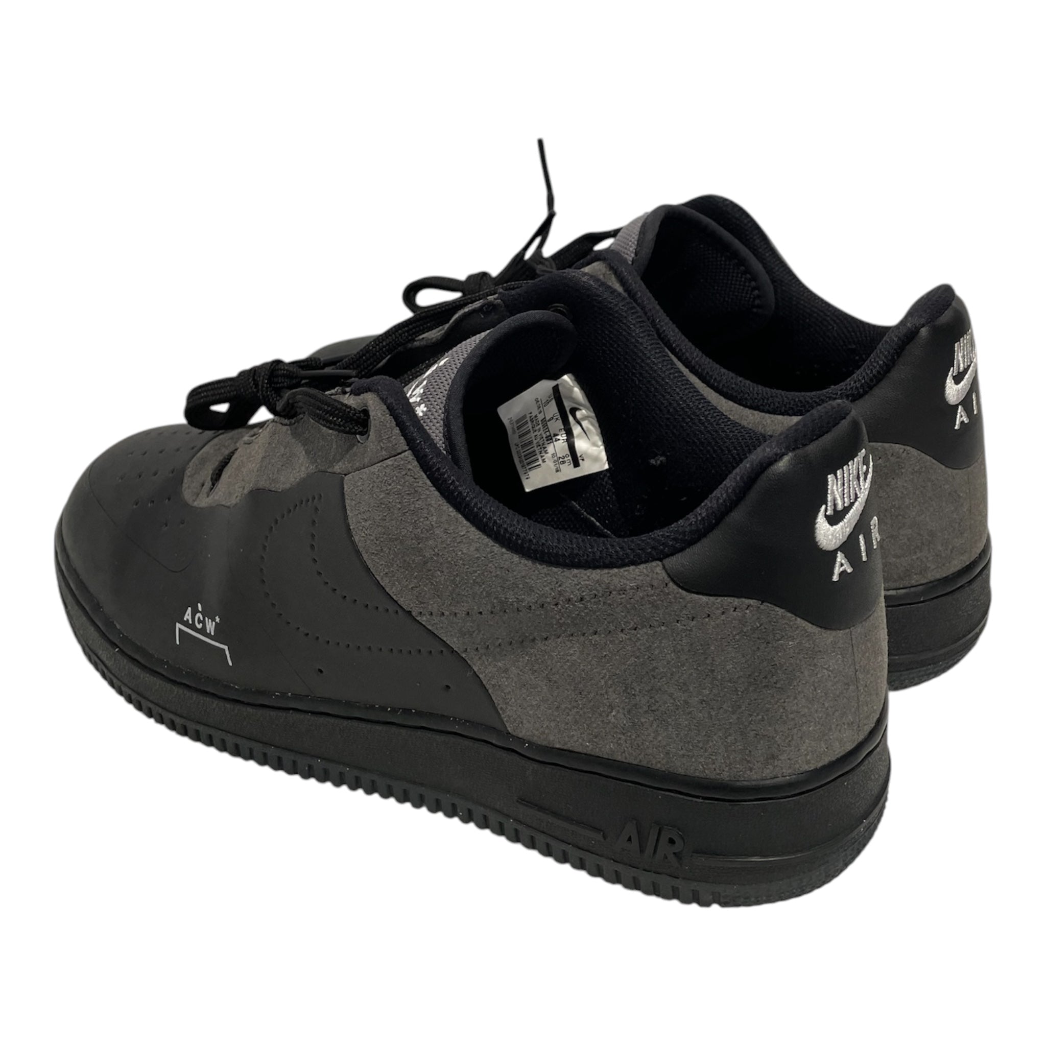 NIKE/A-COLD-WALL/Low-Sneakers/US 10/Leather/BLK/AF 1 Low view 2