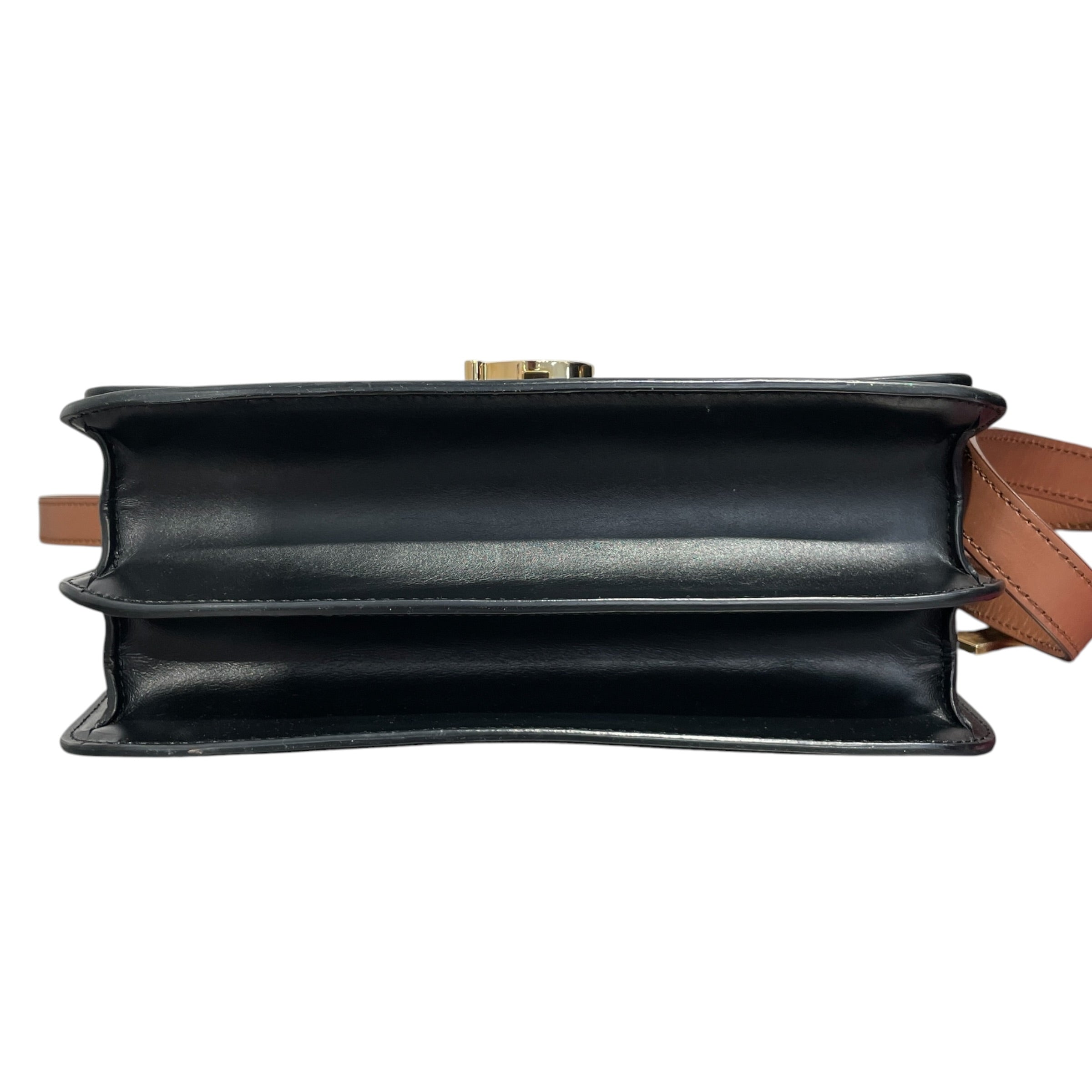 BURBERRY/Cross Body Bag/Leather/BLK/ view 3
