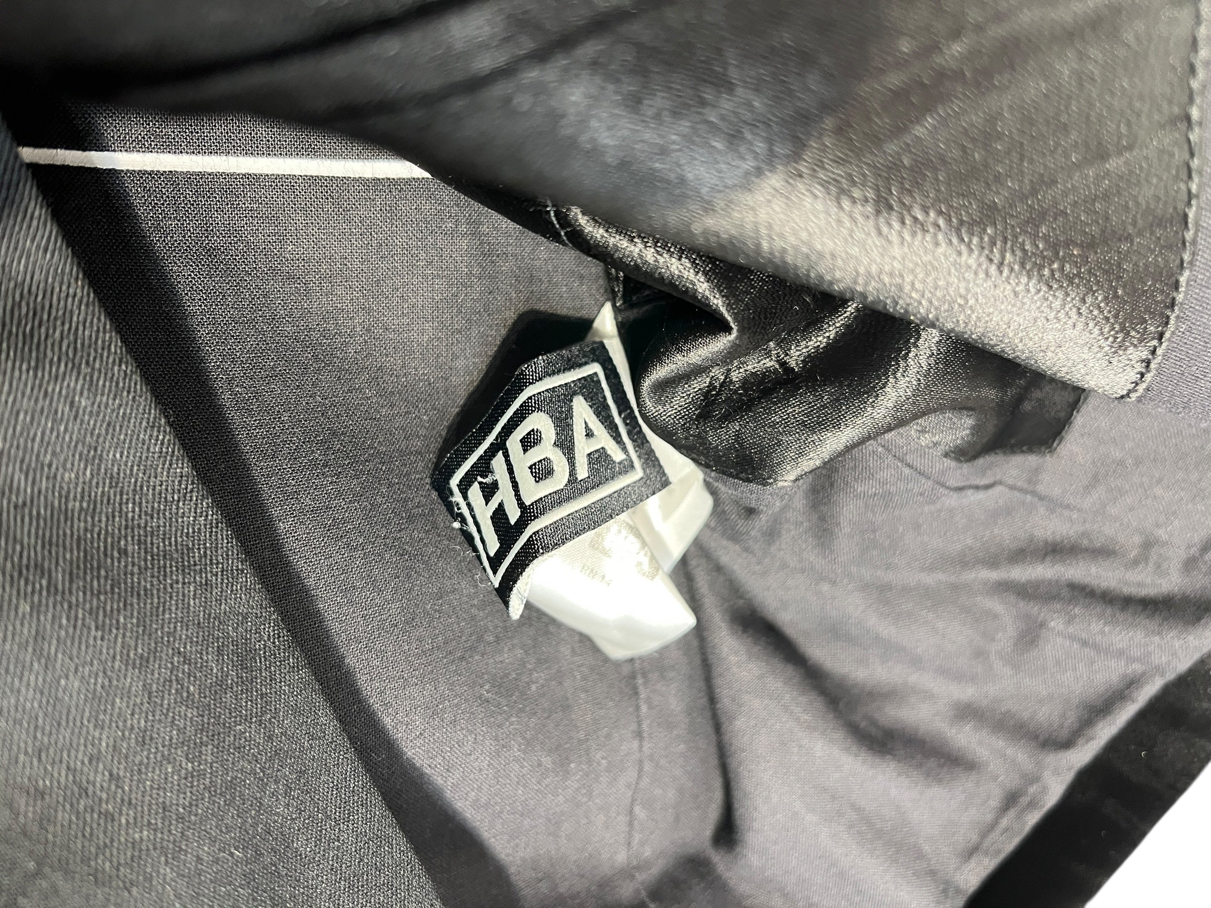 HOOD BY AIR./SS Shirt/XS/Polyester/BLK/DOUBLE DECONSTRUCTED RUNWAY view 3