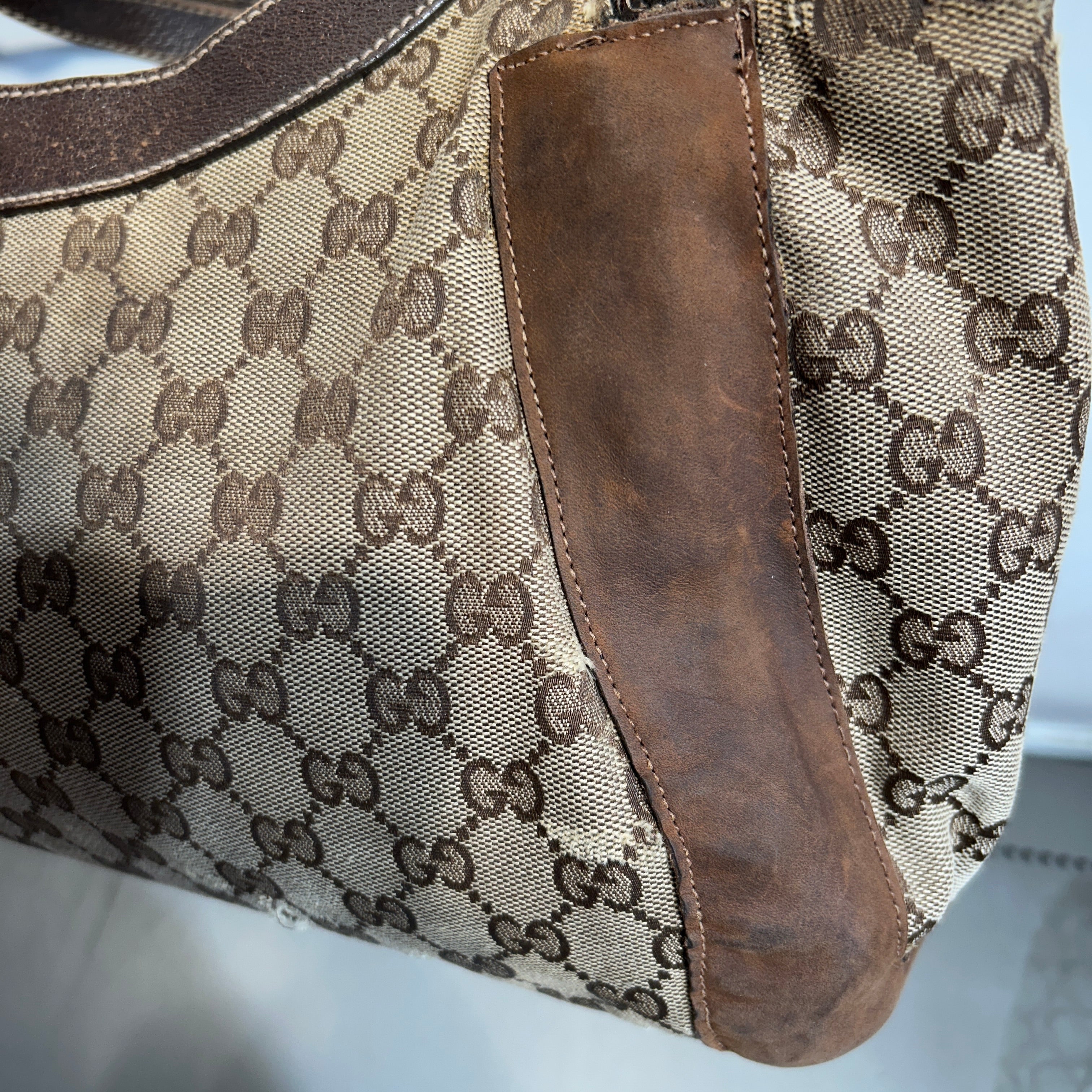 GUCCI/Tote Bag/Monogram/BRW/Charmy view 8