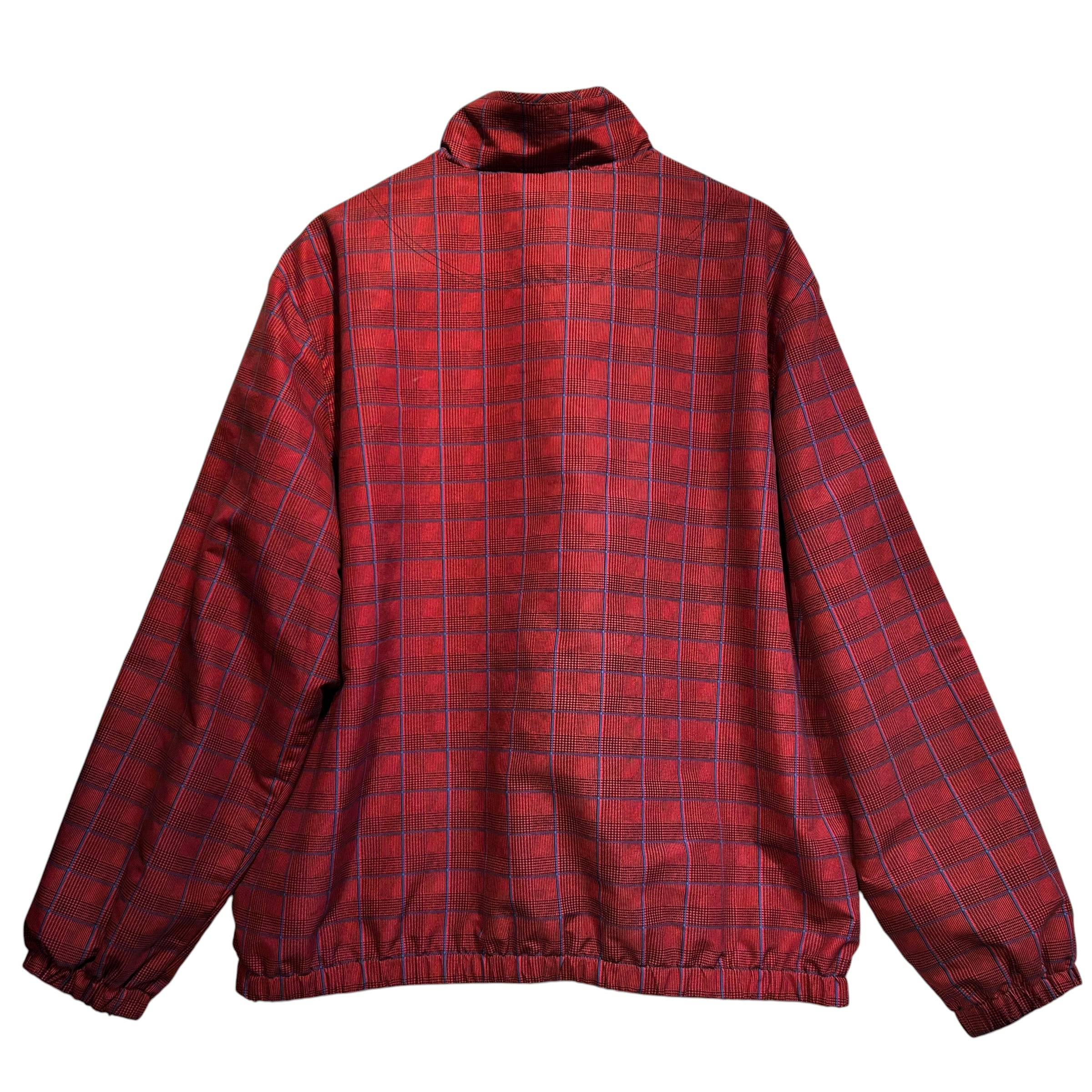 Supreme/Windbreaker/XL/Polyester/RED/Plaid/PLaid Quarter Zip Windbreaker view 2