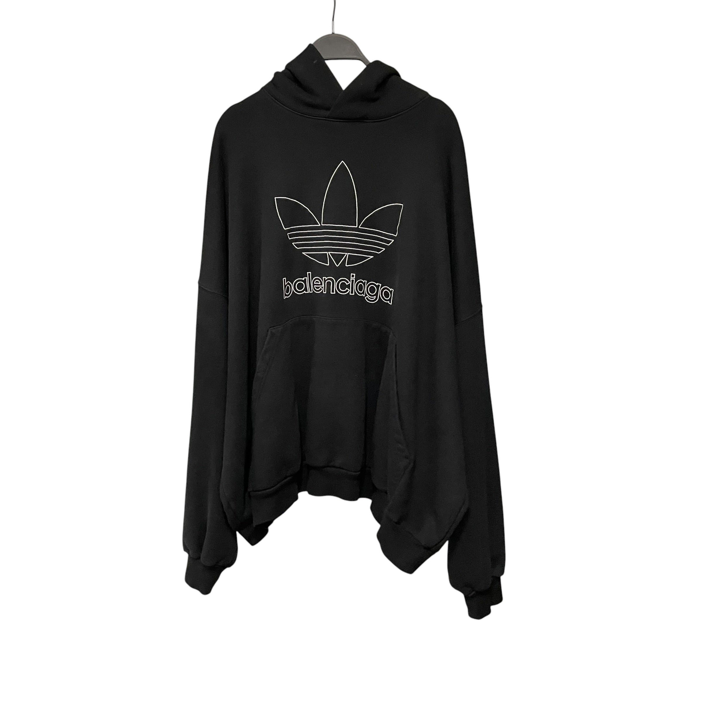BALENCIAGA/adidas/Hoodie/2/Graphic/Cotton/BLK/712396 view 1