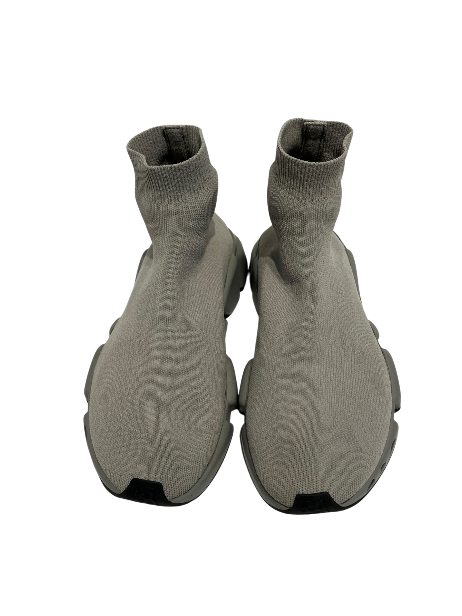 BALENCIAGA/Hi-Sneakers/US 9/Cotton/GRY/Speed Trainers view 4