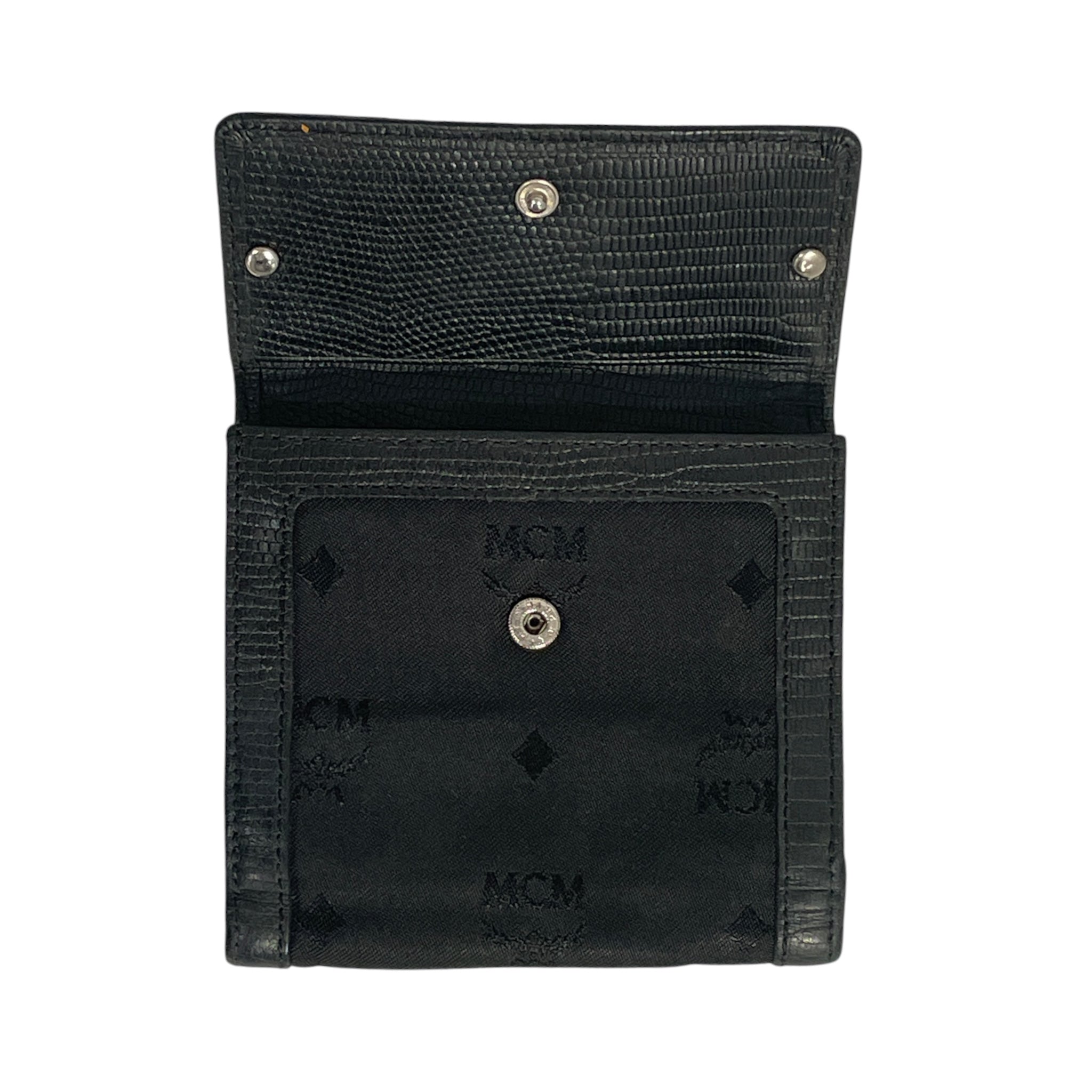 MCM/Wallet/Monogram/Cotton/BLK/60488 view 3