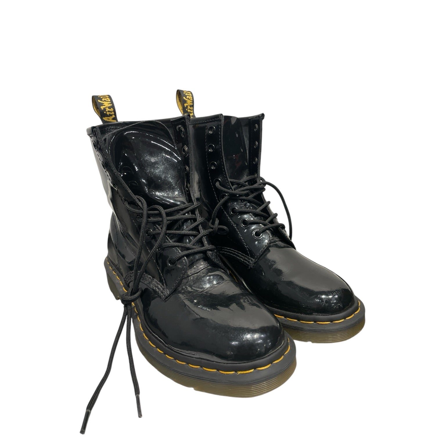 Dr.Martens/Lace Up Boots/US 9/Leather/BLK/Patent Leather 1460 8-Eye Boot view 1