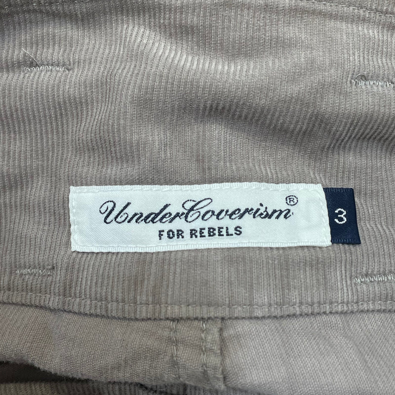 UNDERCOVERISM/Straight Pants/3/Beige/Corduroy/A4511