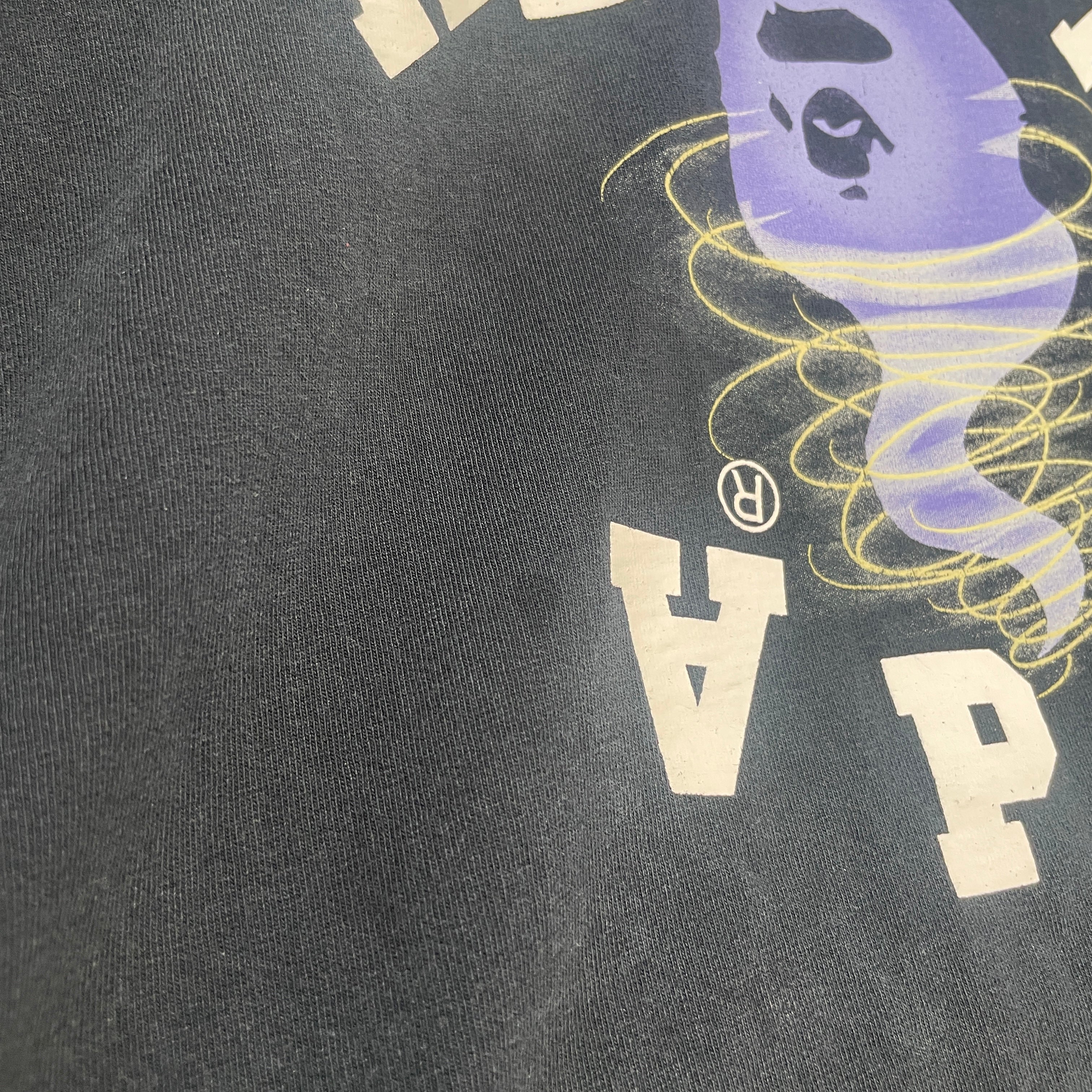 A BATHING APE/T-Shirt/XXL/Cotton/BLK/Graphic/Tornado Graphic view 3