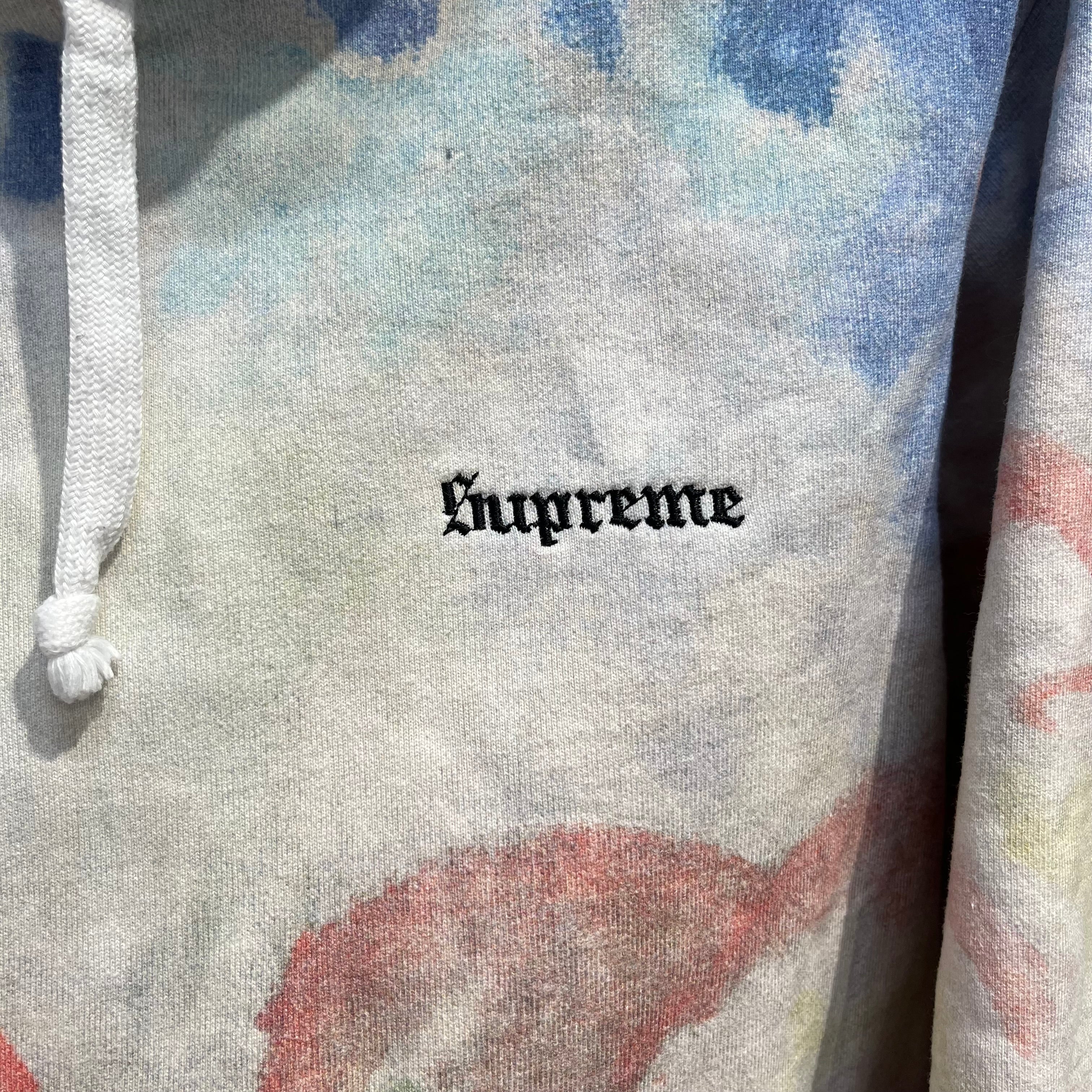 Supreme/Hoodie/L/Cotton/MLT/water color multi color effect view 4