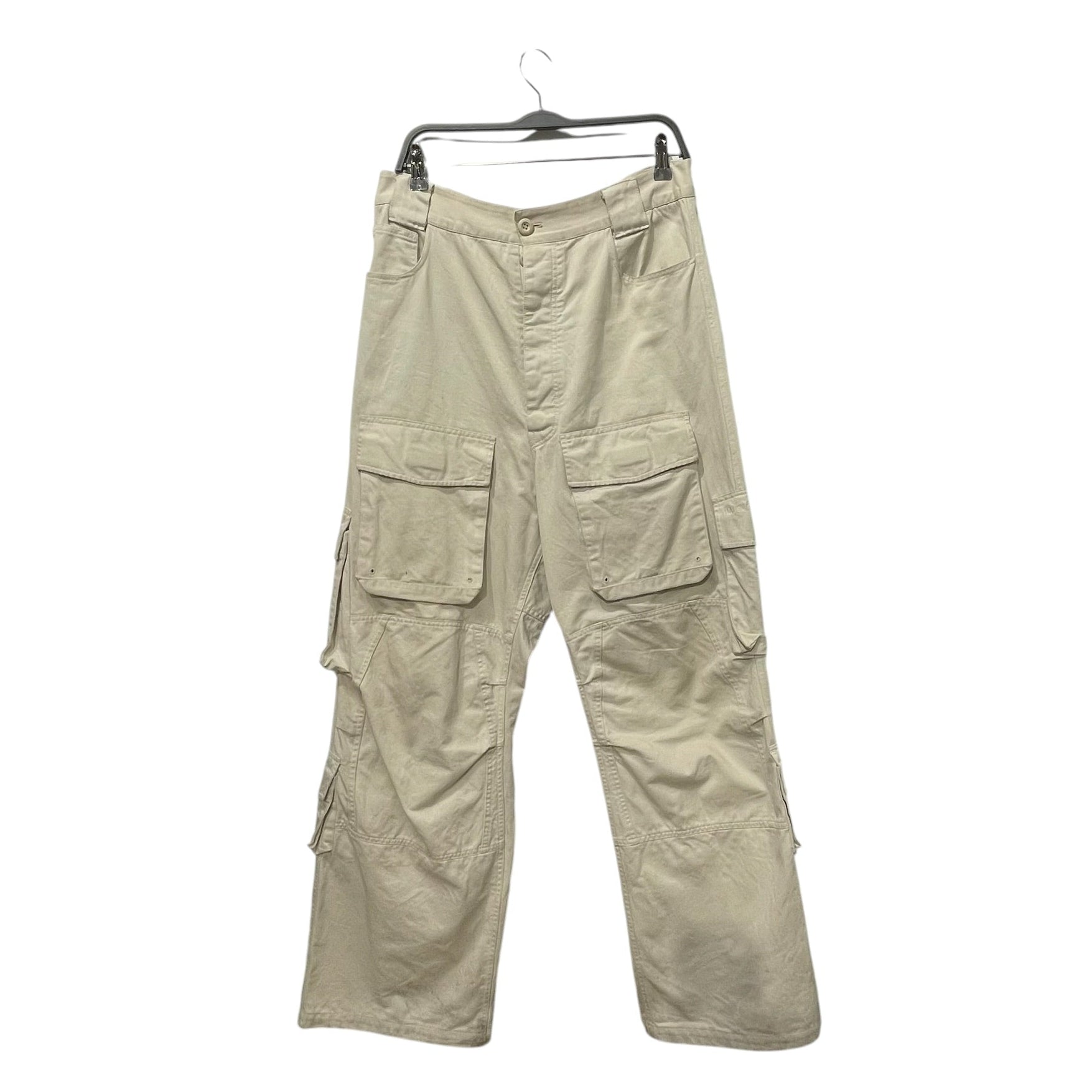 BALENCIAGA/Cargo Pants/M/Cotton/BEG/large cargo pants view 1